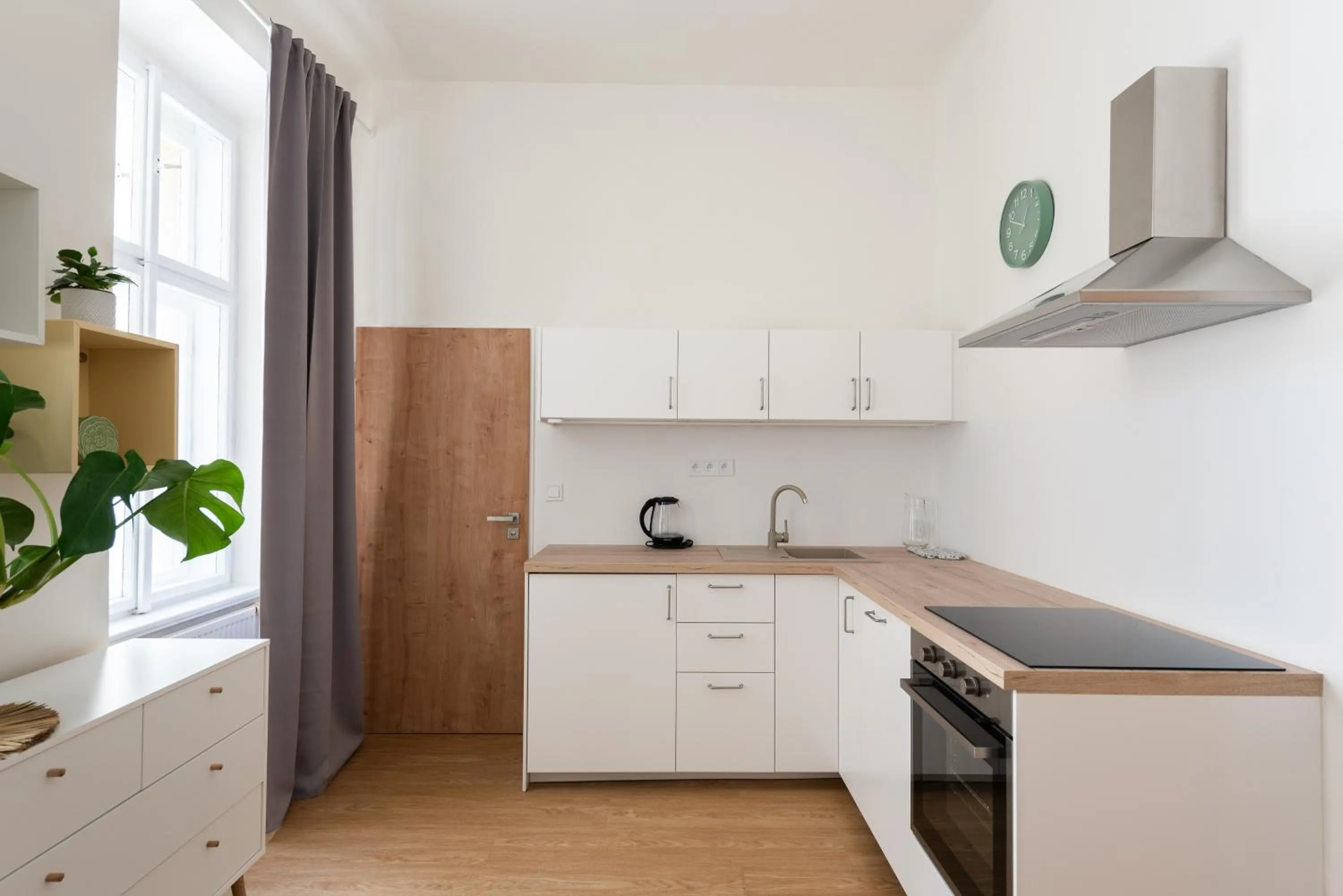 Kitchen or kitchenette in Tesnov Residence Apartments