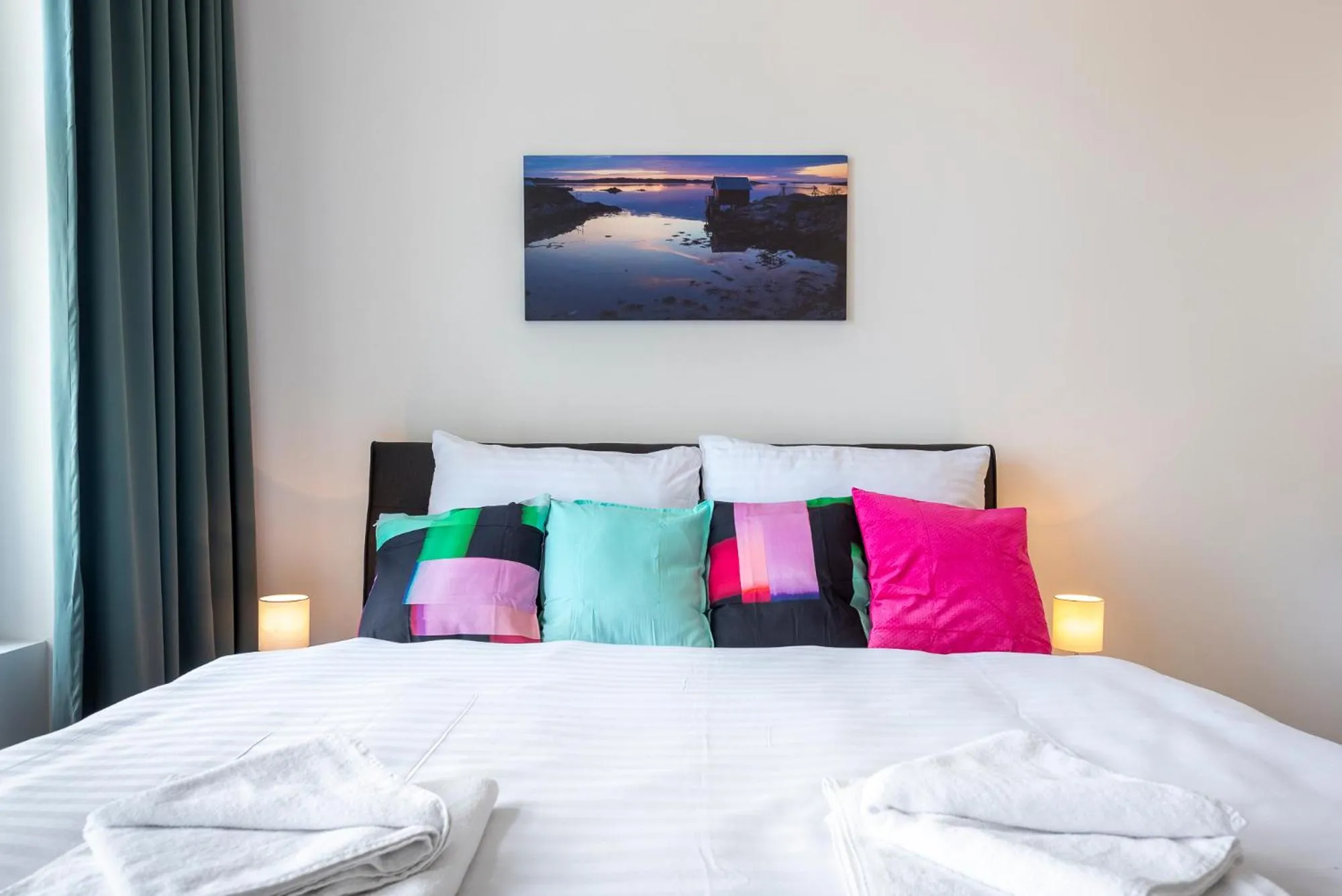 Bed in Tesnov Residence Apartments