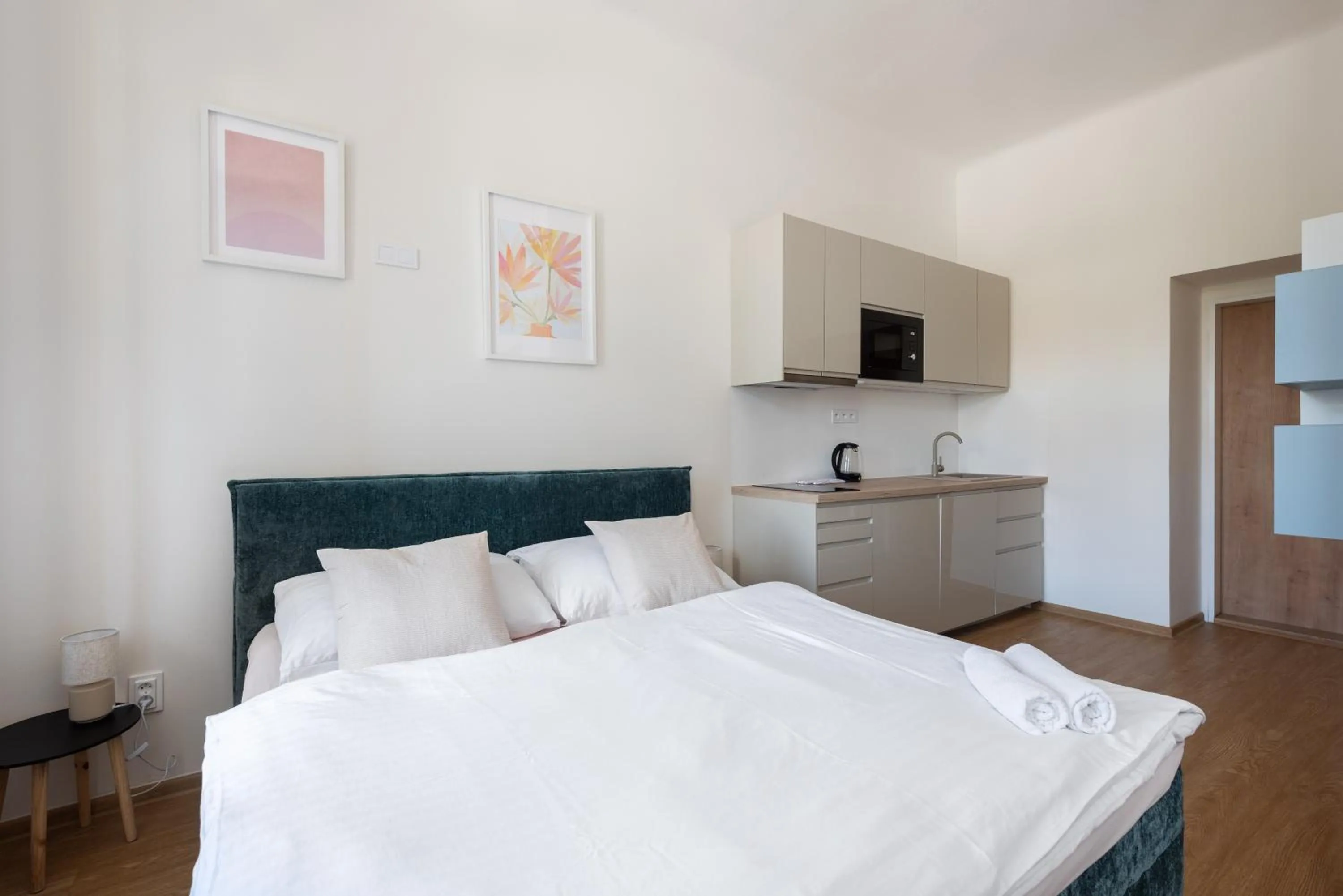 Bed in Tesnov Residence Apartments