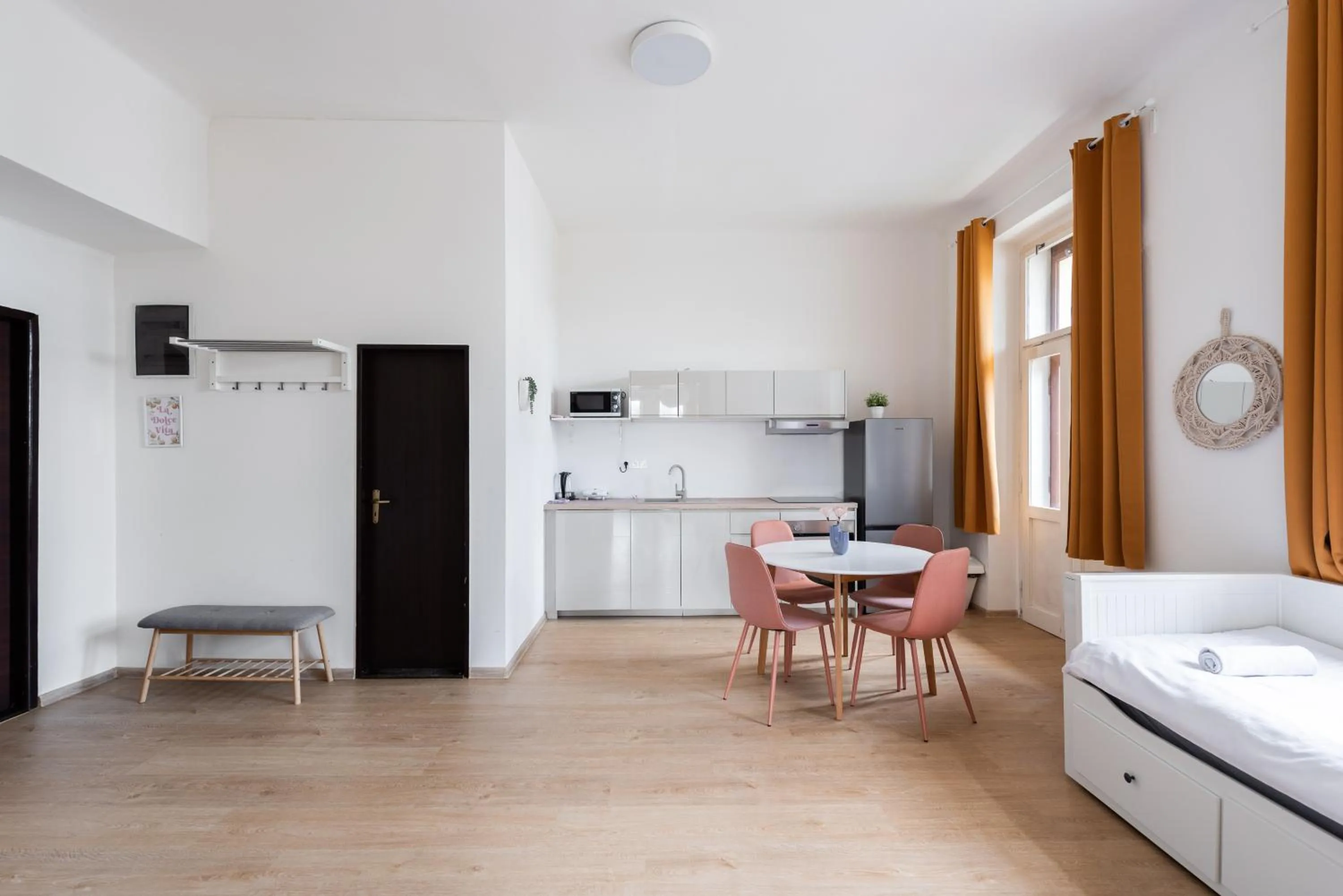 Living room in Tesnov Residence Apartments