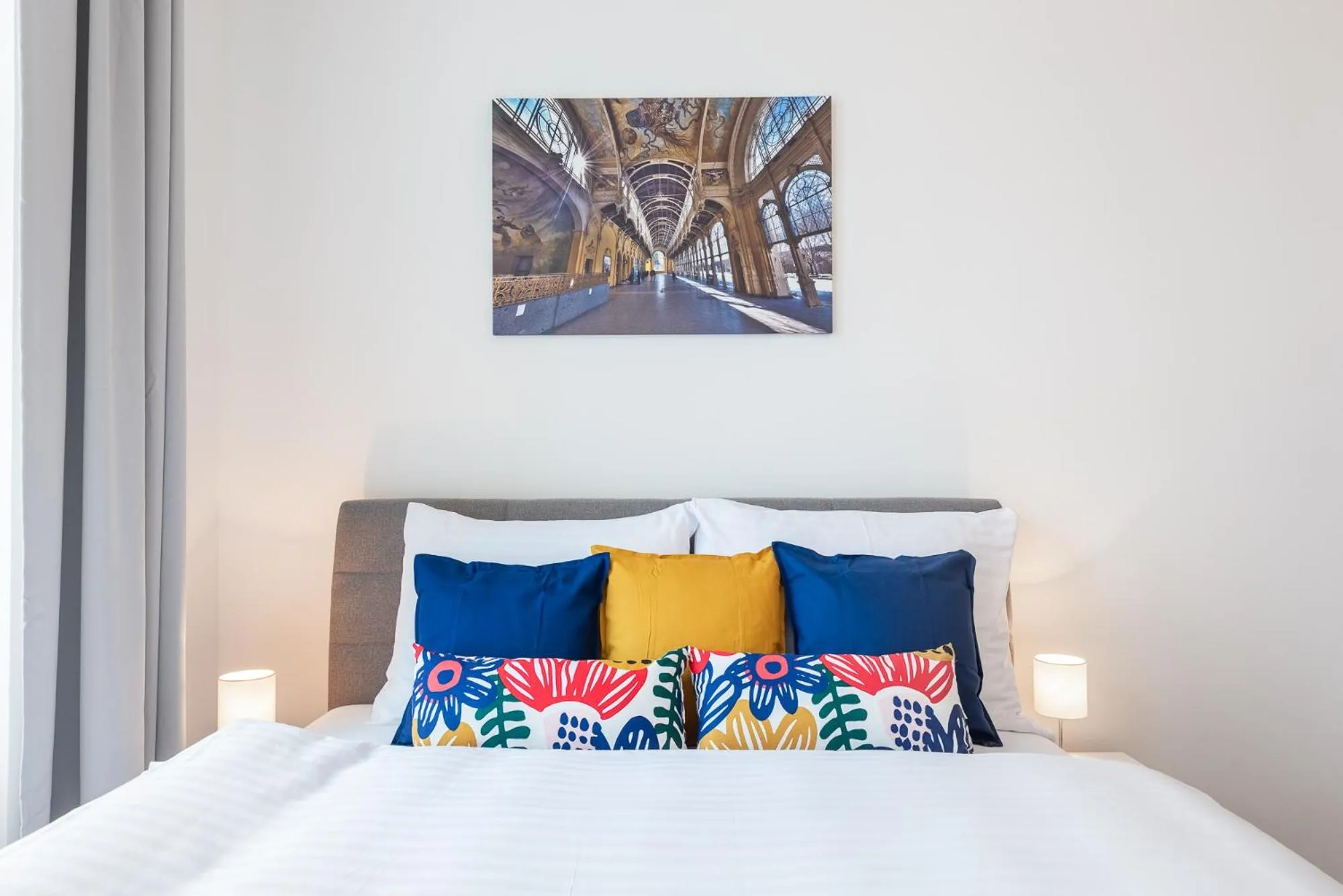 Bed in Tesnov Residence Apartments