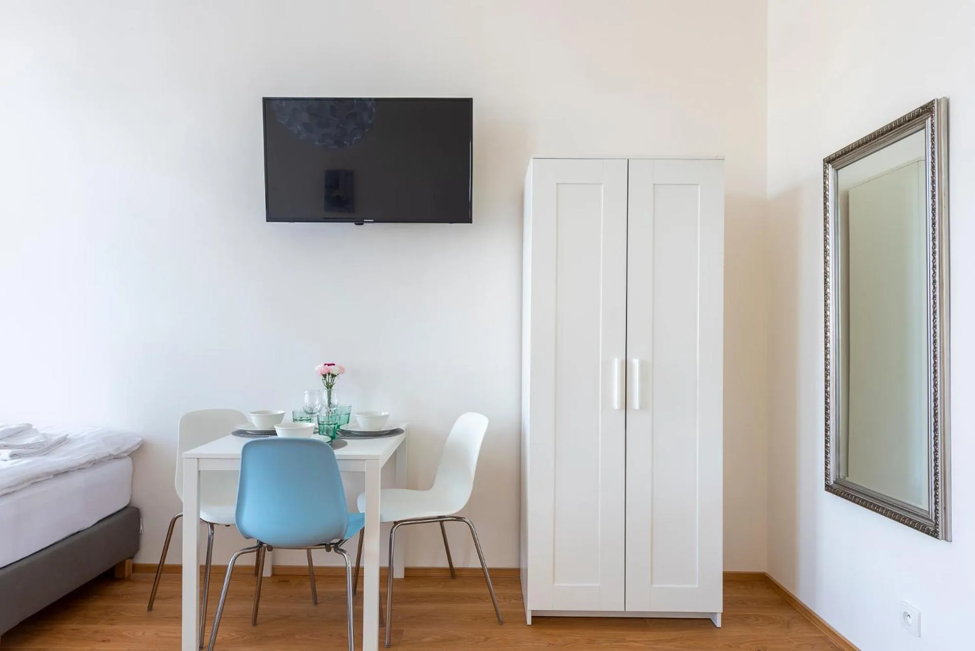 TV and multimedia, Bed in Tesnov Residence Apartments