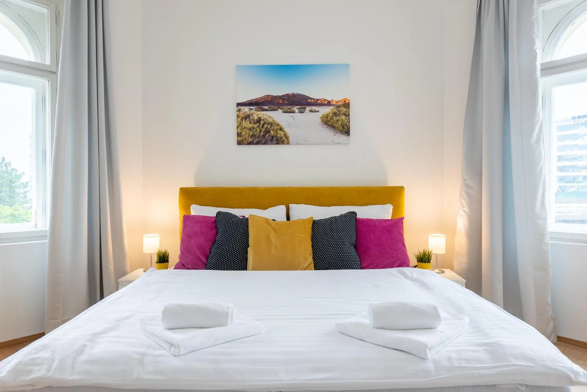 Bed in Tesnov Residence Apartments