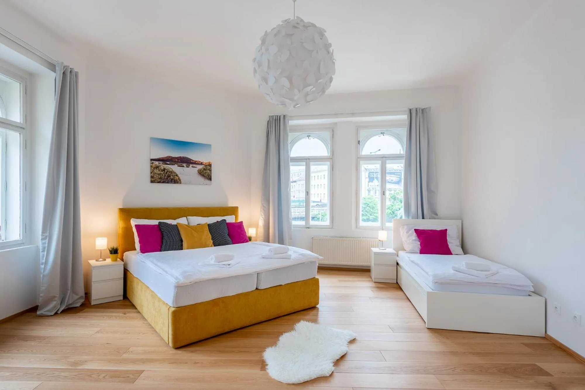 Bed in Tesnov Residence Apartments