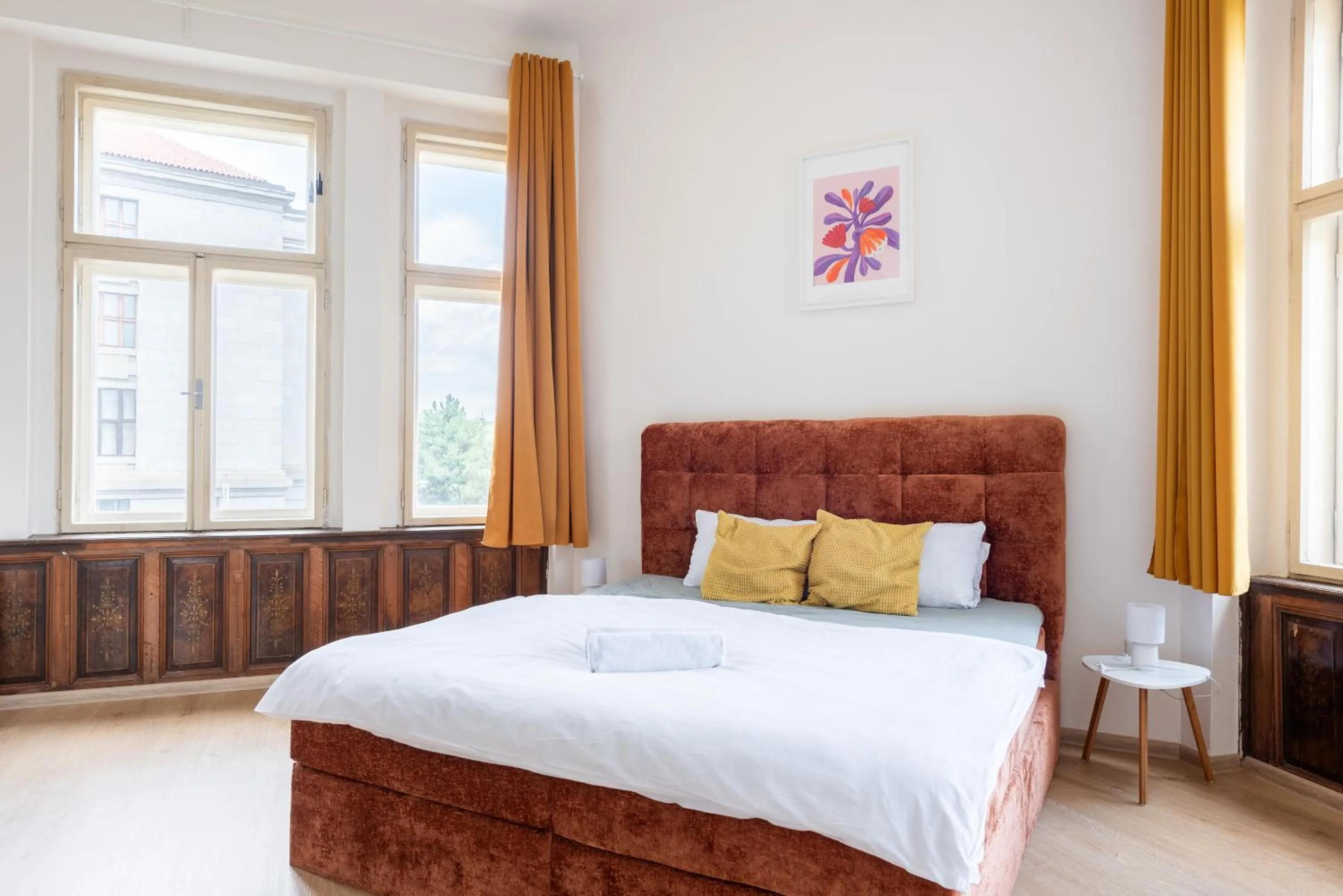 Bedroom, Bed in Tesnov Residence Apartments