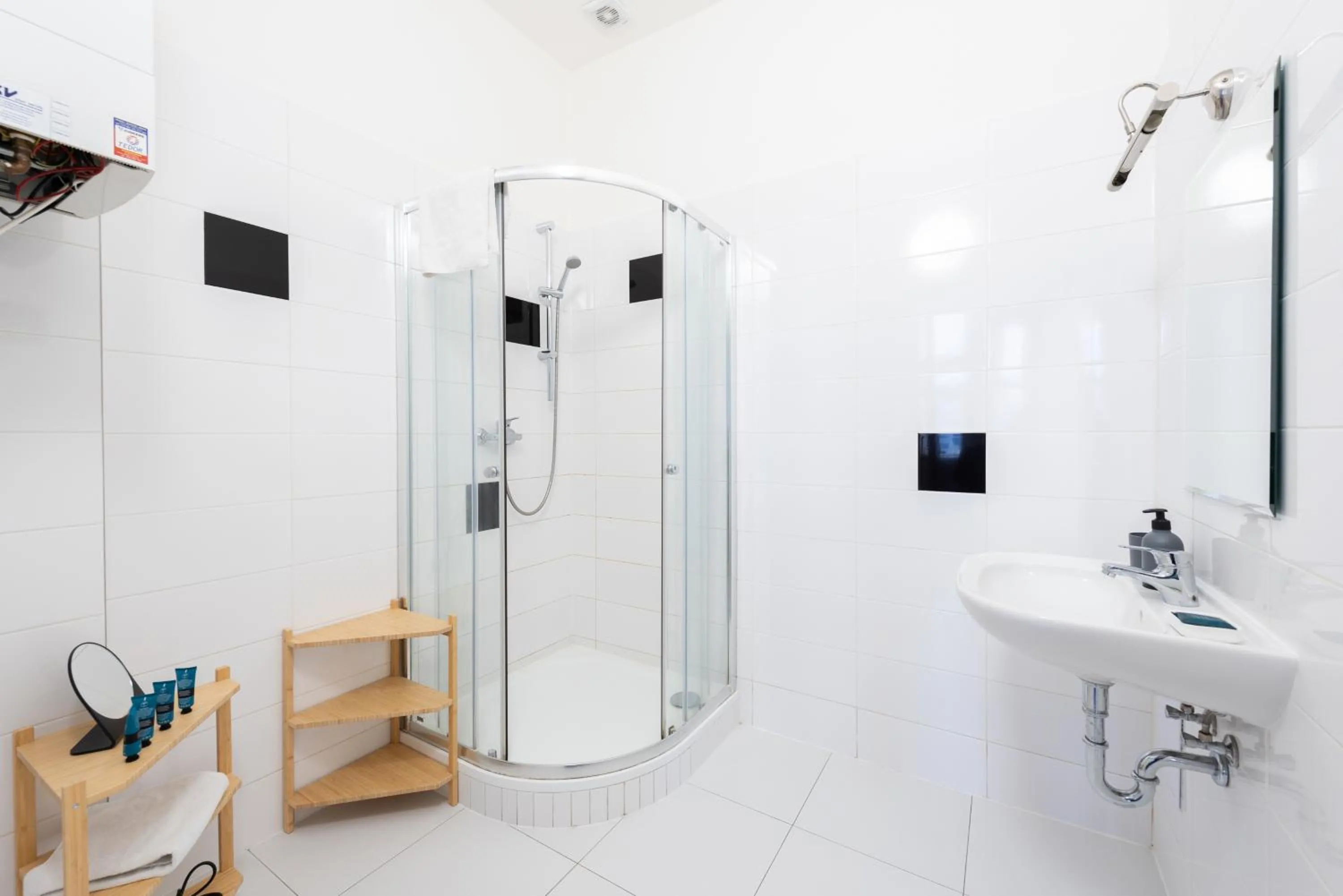 Shower in Tesnov Residence Apartments