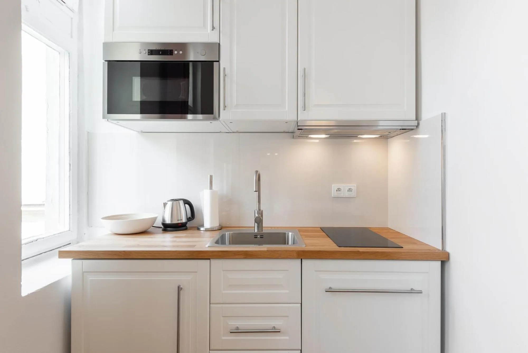 Kitchen or kitchenette in Tesnov Residence Apartments
