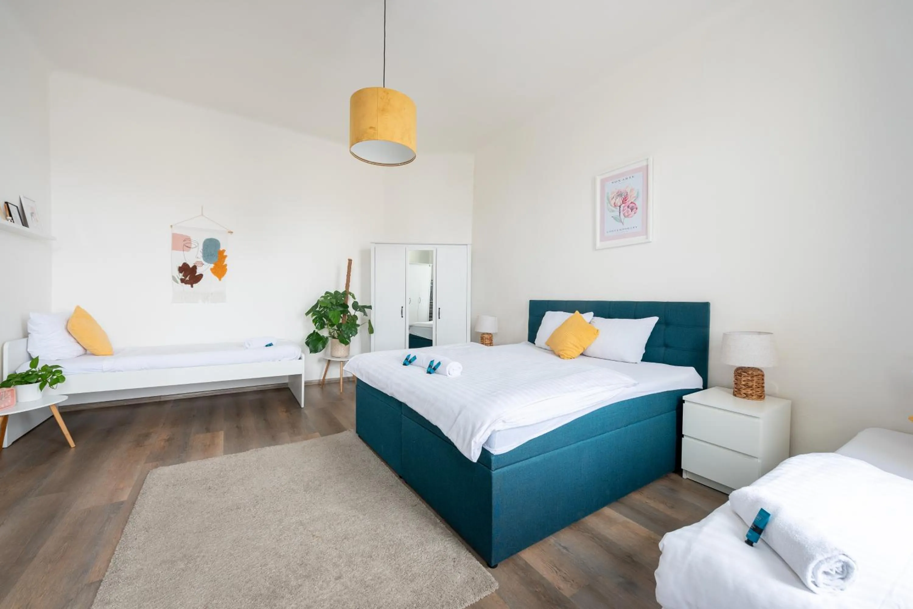 Bed in Tesnov Residence Apartments