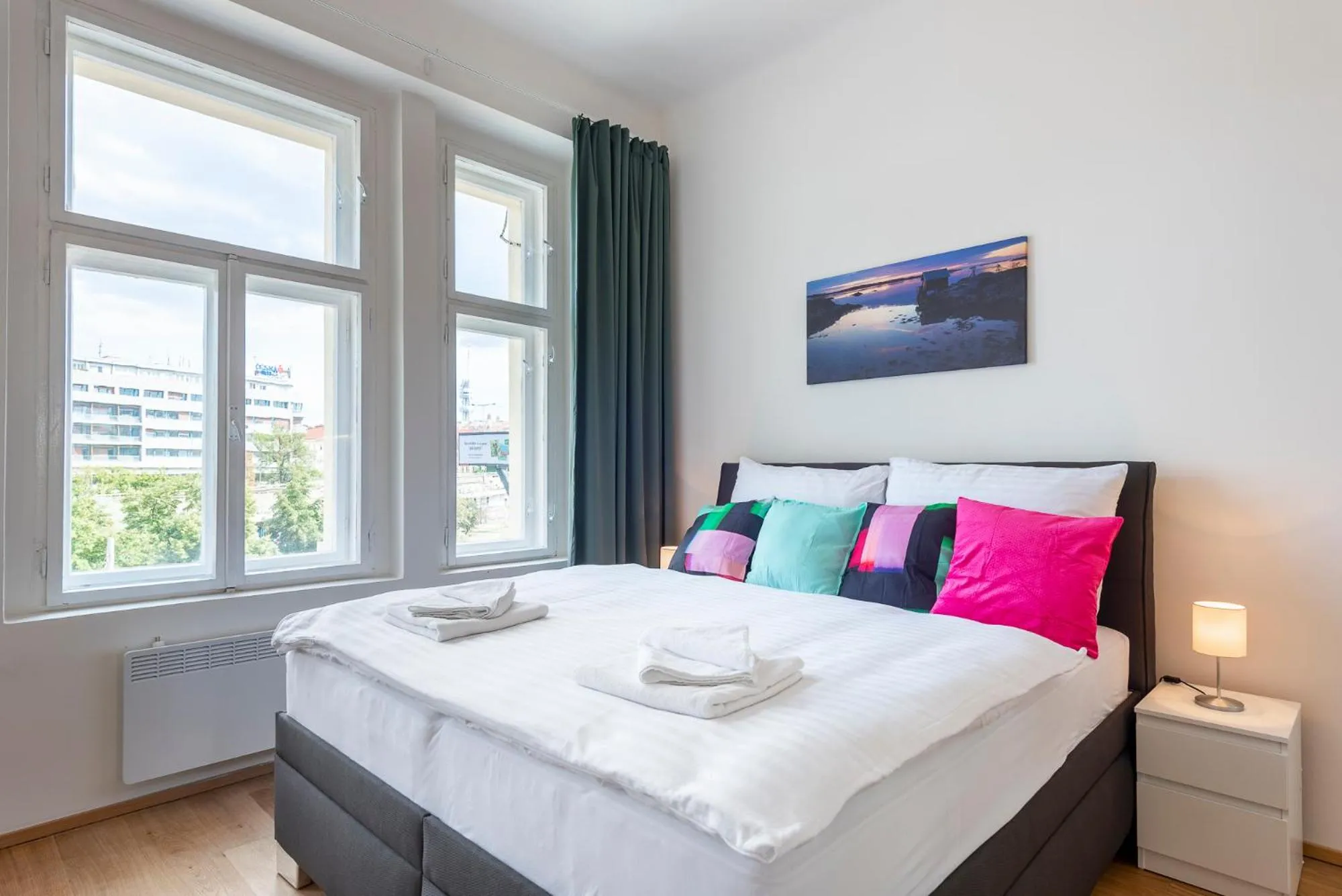 Bed in Tesnov Residence Apartments