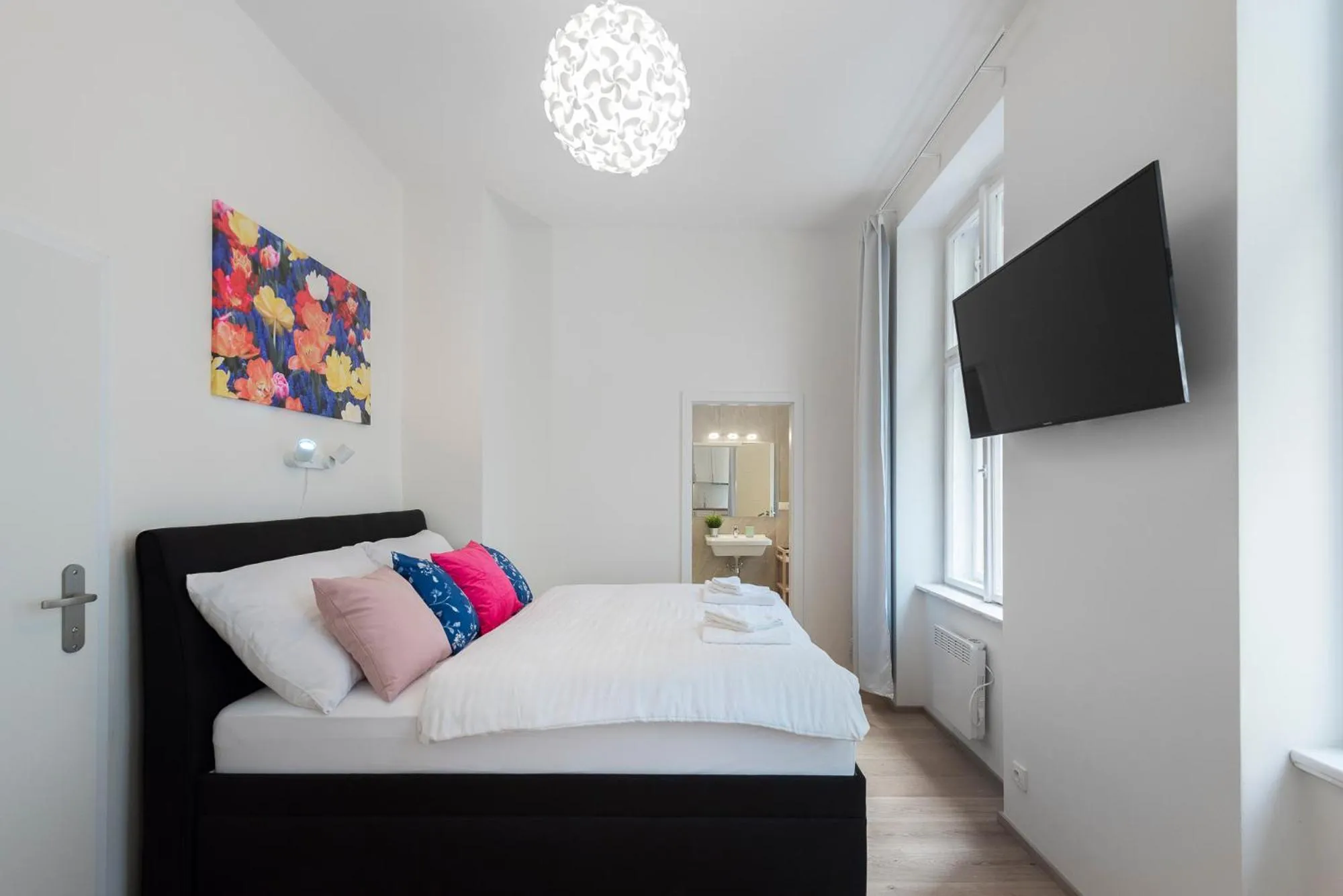 Bed in Tesnov Residence Apartments