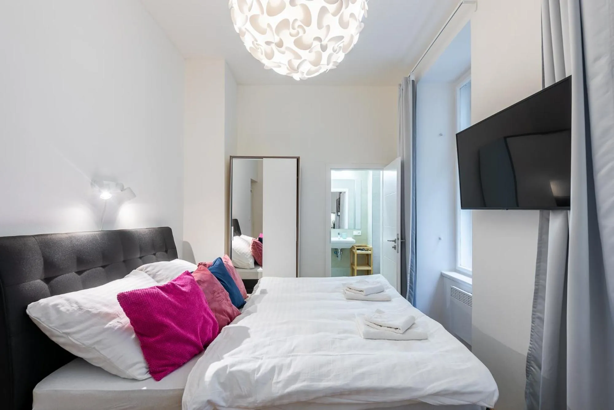 Bed in Tesnov Residence Apartments