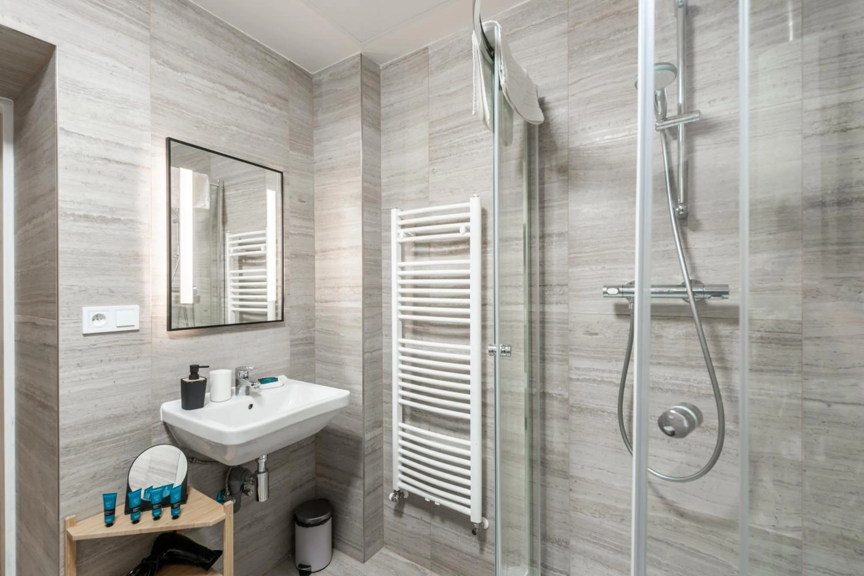 Shower in Tesnov Residence Apartments