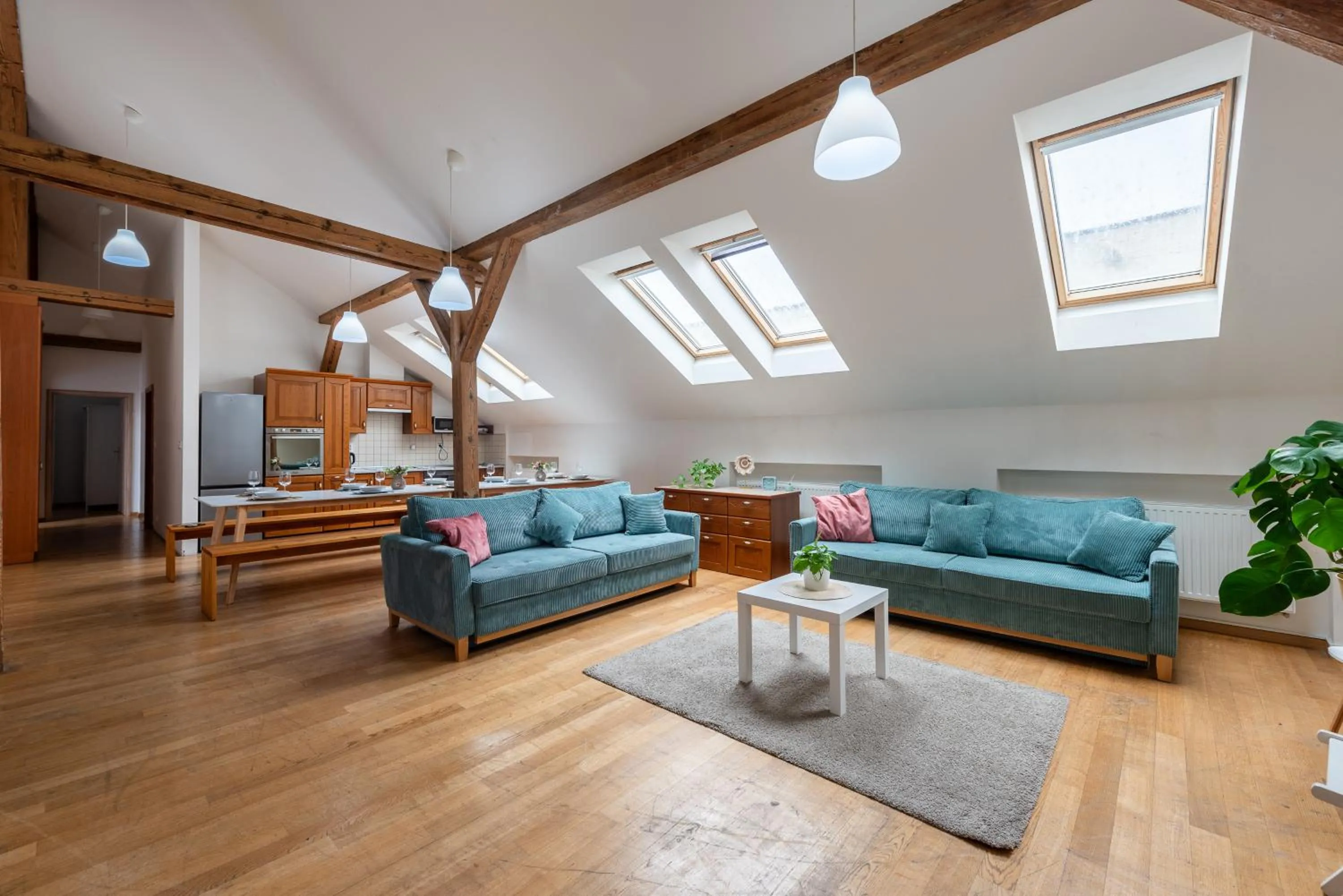 Living room in Tesnov Residence Apartments