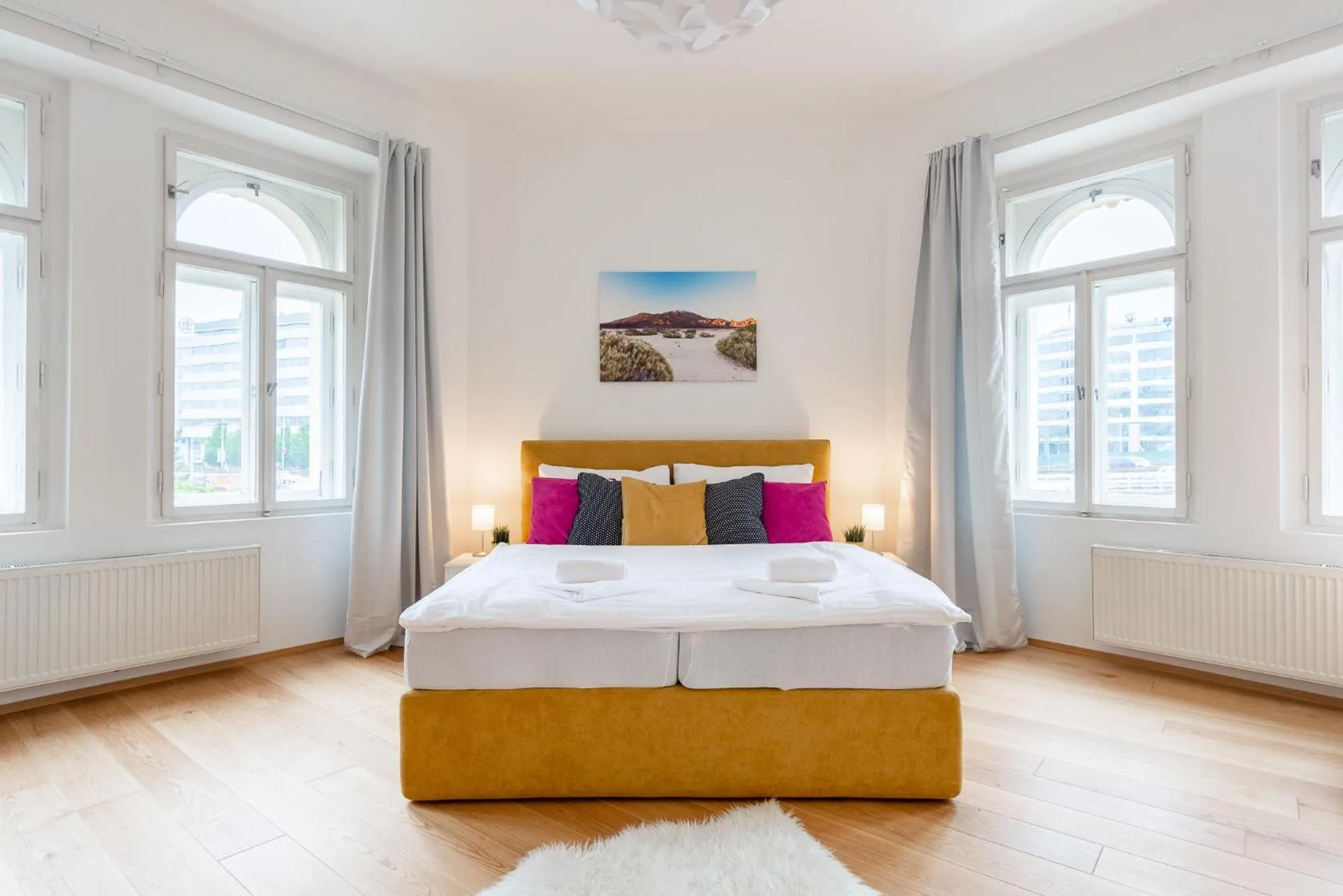 Bed in Tesnov Residence Apartments