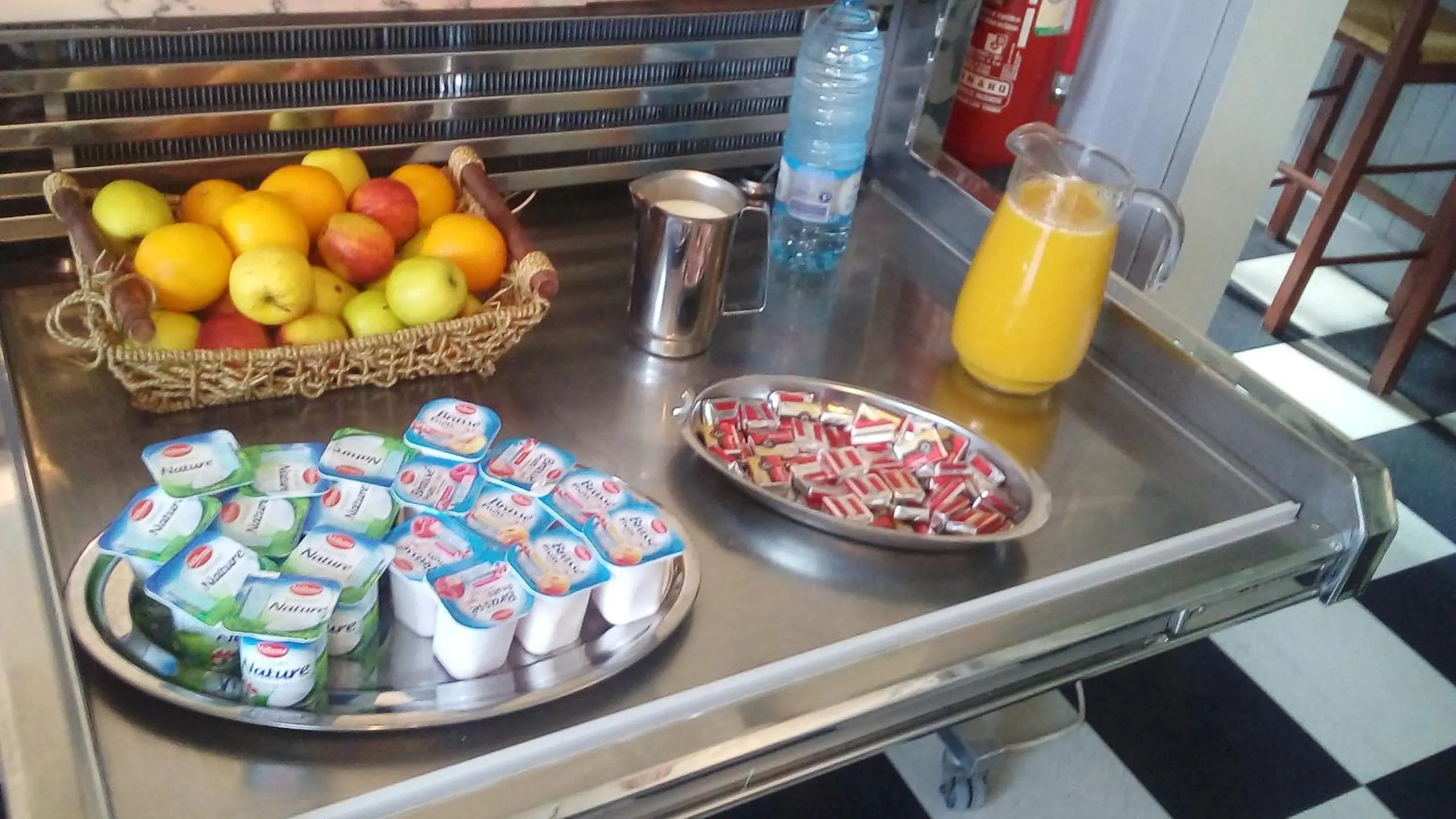 Continental breakfast in Fast Hotel Colmar Houssen