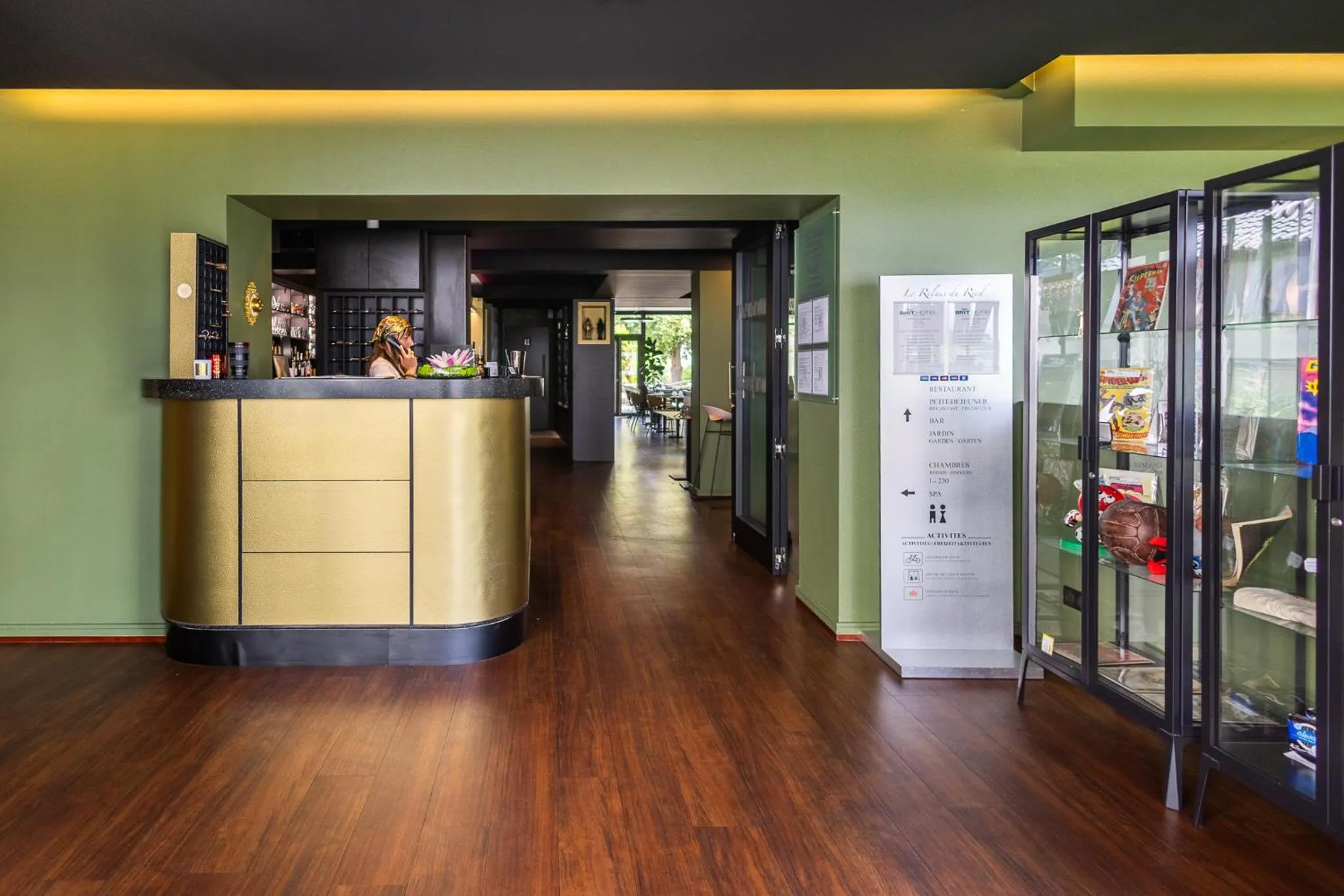 Lobby or reception in Brit Hotel, Spa & Restaurant - Colmar Est