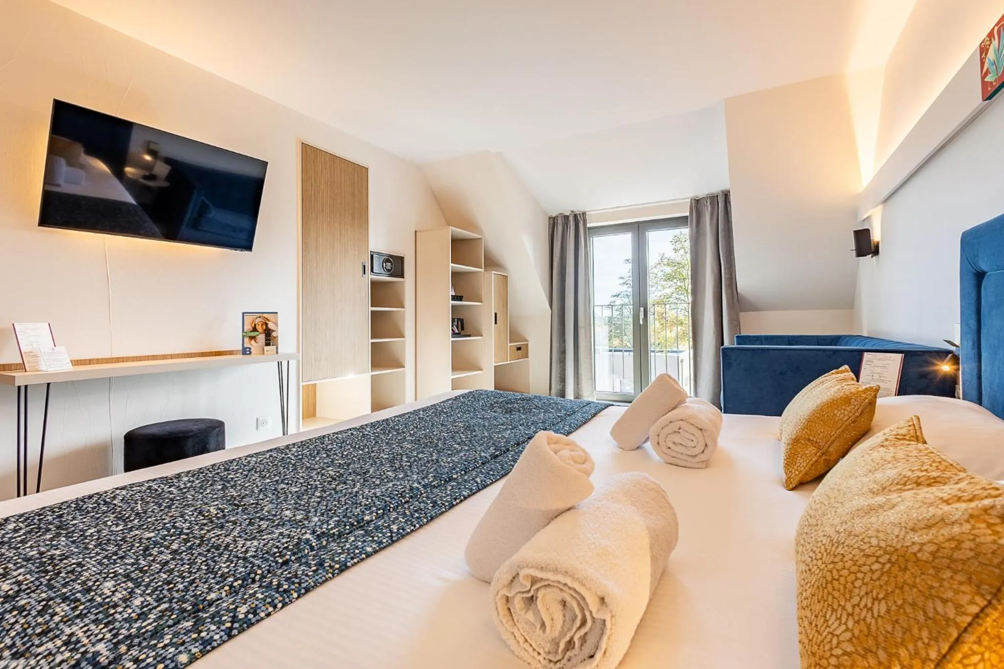 Bed in Brit Hotel, Spa & Restaurant - Colmar Est