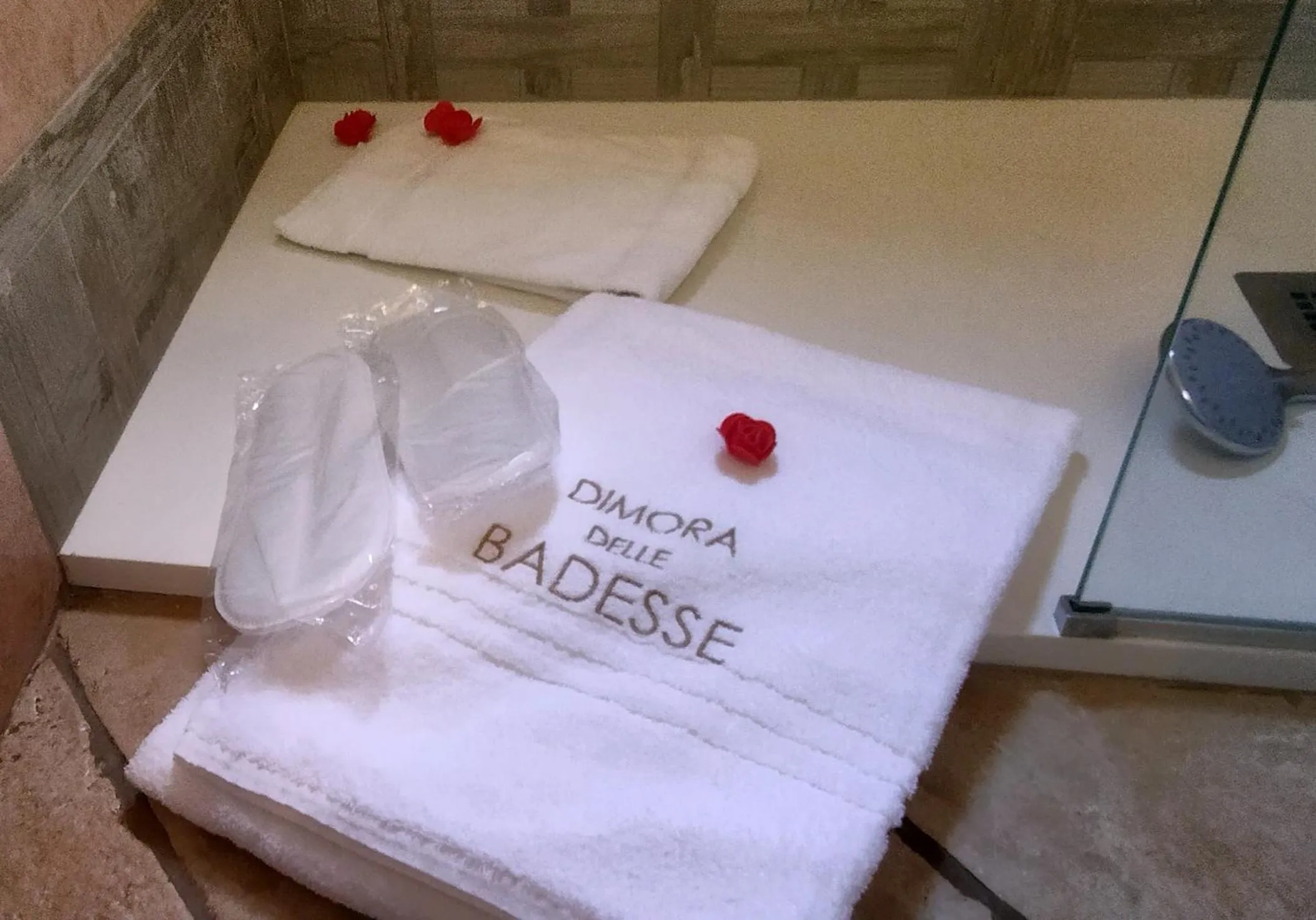 towels, Bed in Dimora delle Badesse