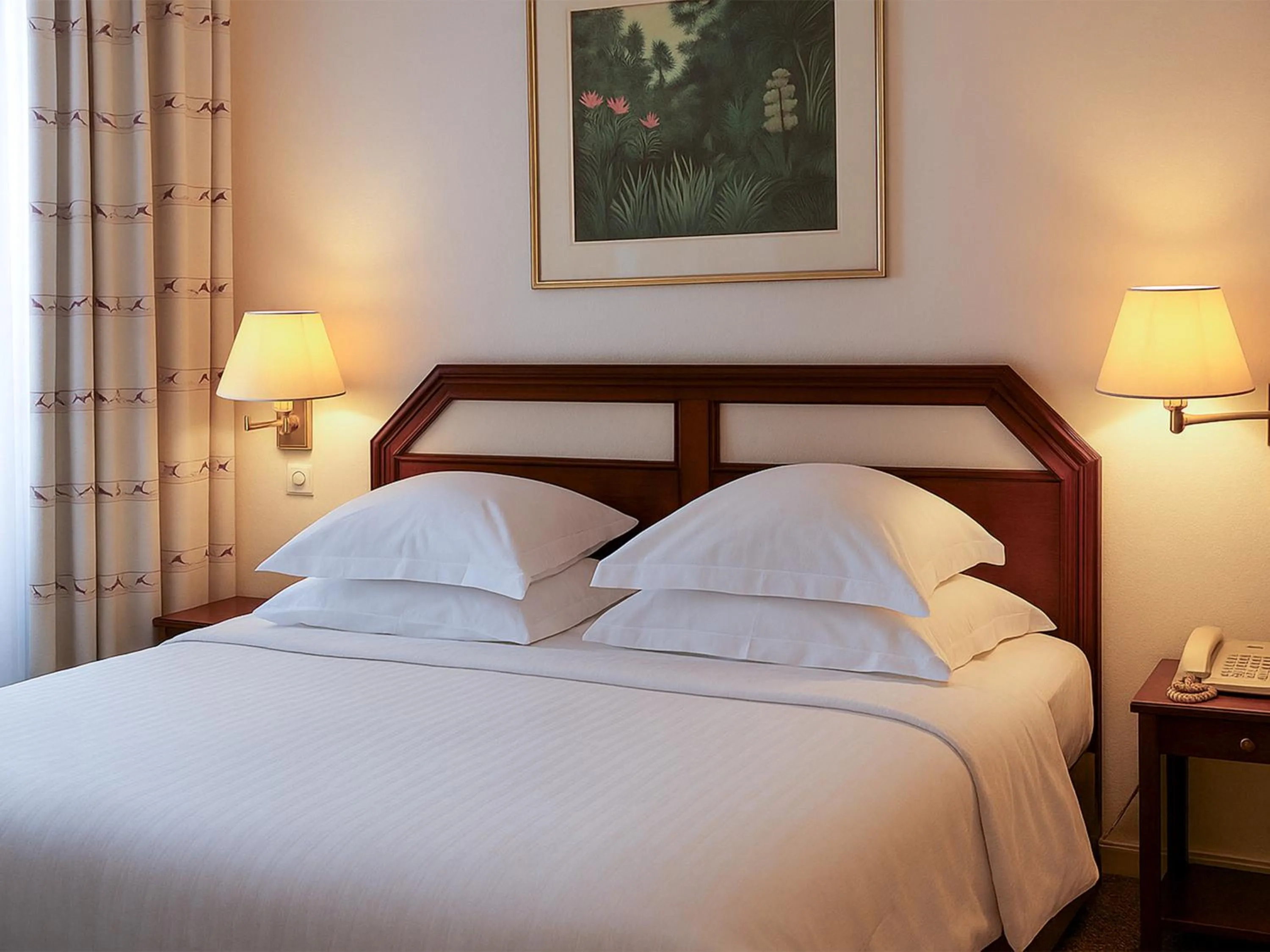 Bedroom, Bed in Hotel Du Parc - Mulhouse Centre