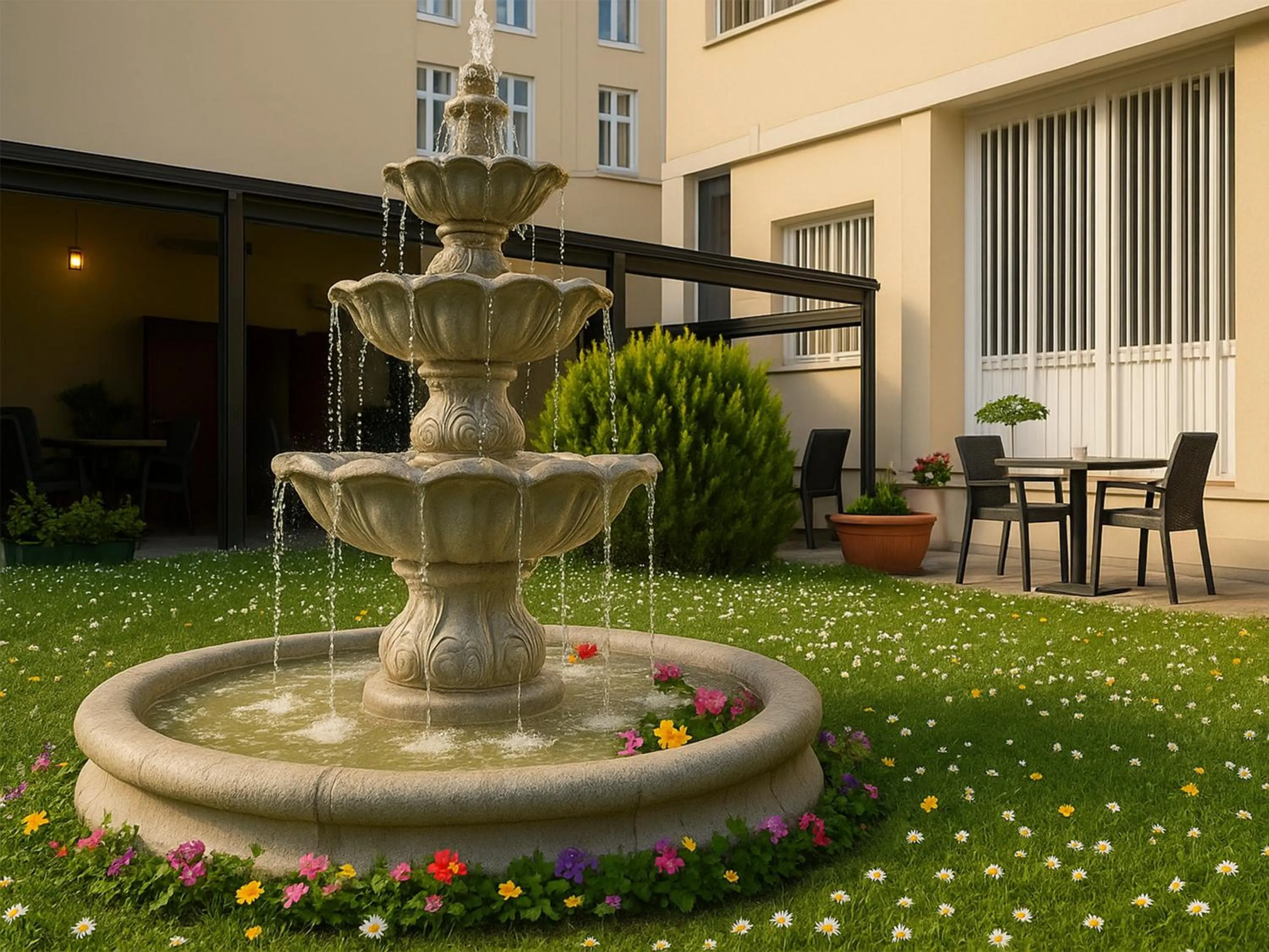 Patio in Hotel Du Parc - Mulhouse Centre