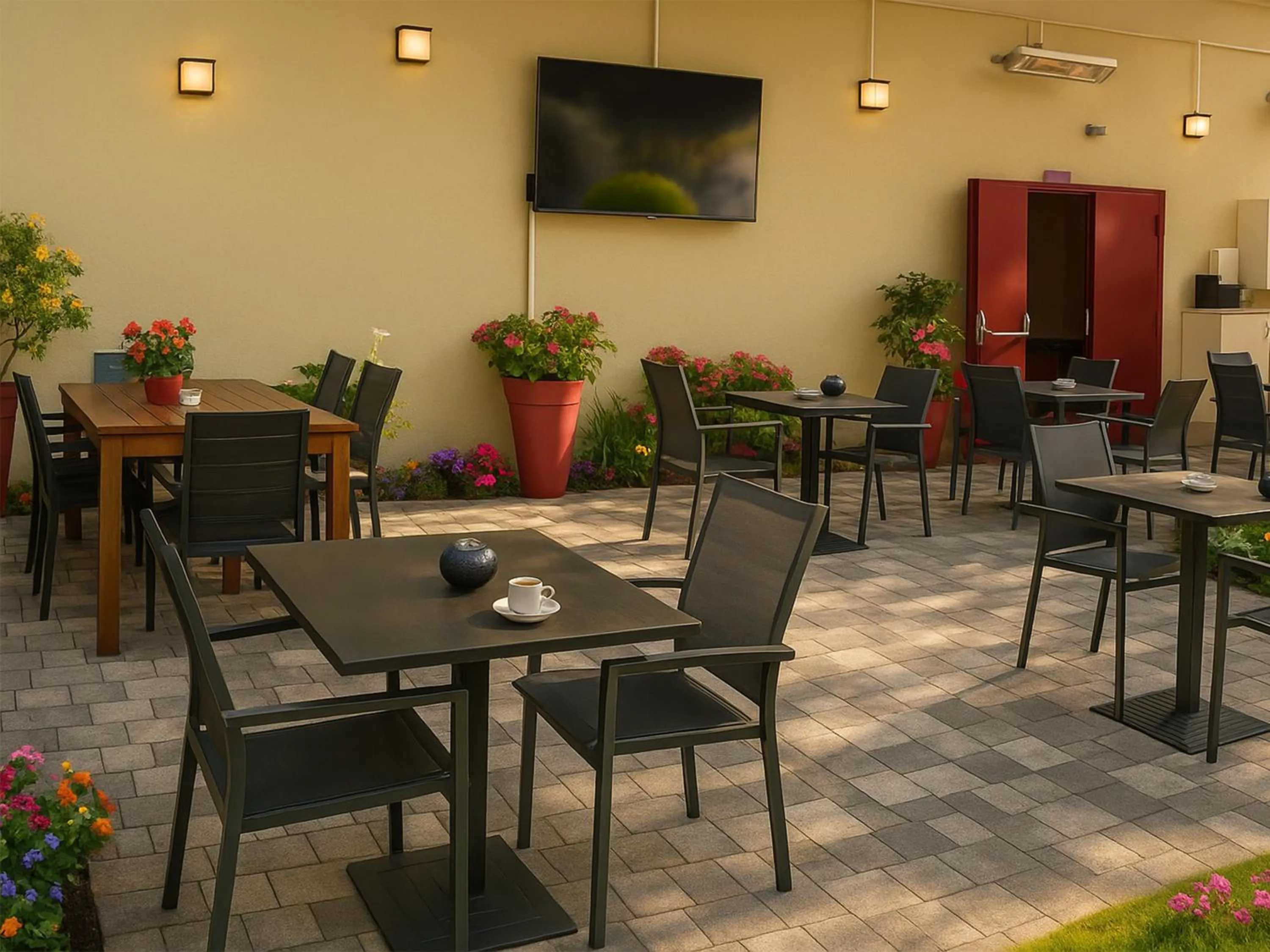 Patio in Hotel Du Parc - Mulhouse Centre