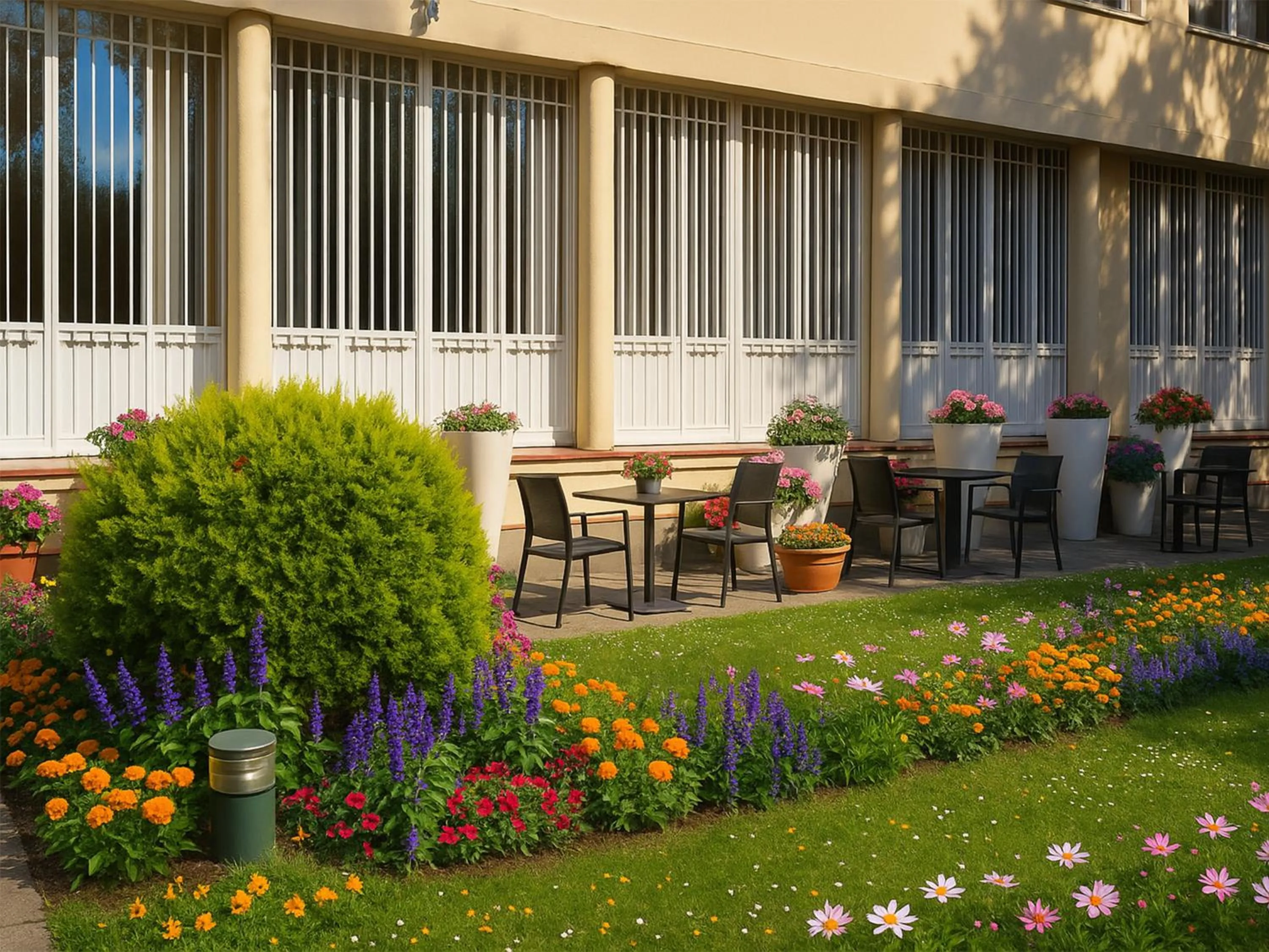 Patio in Hotel Du Parc - Mulhouse Centre
