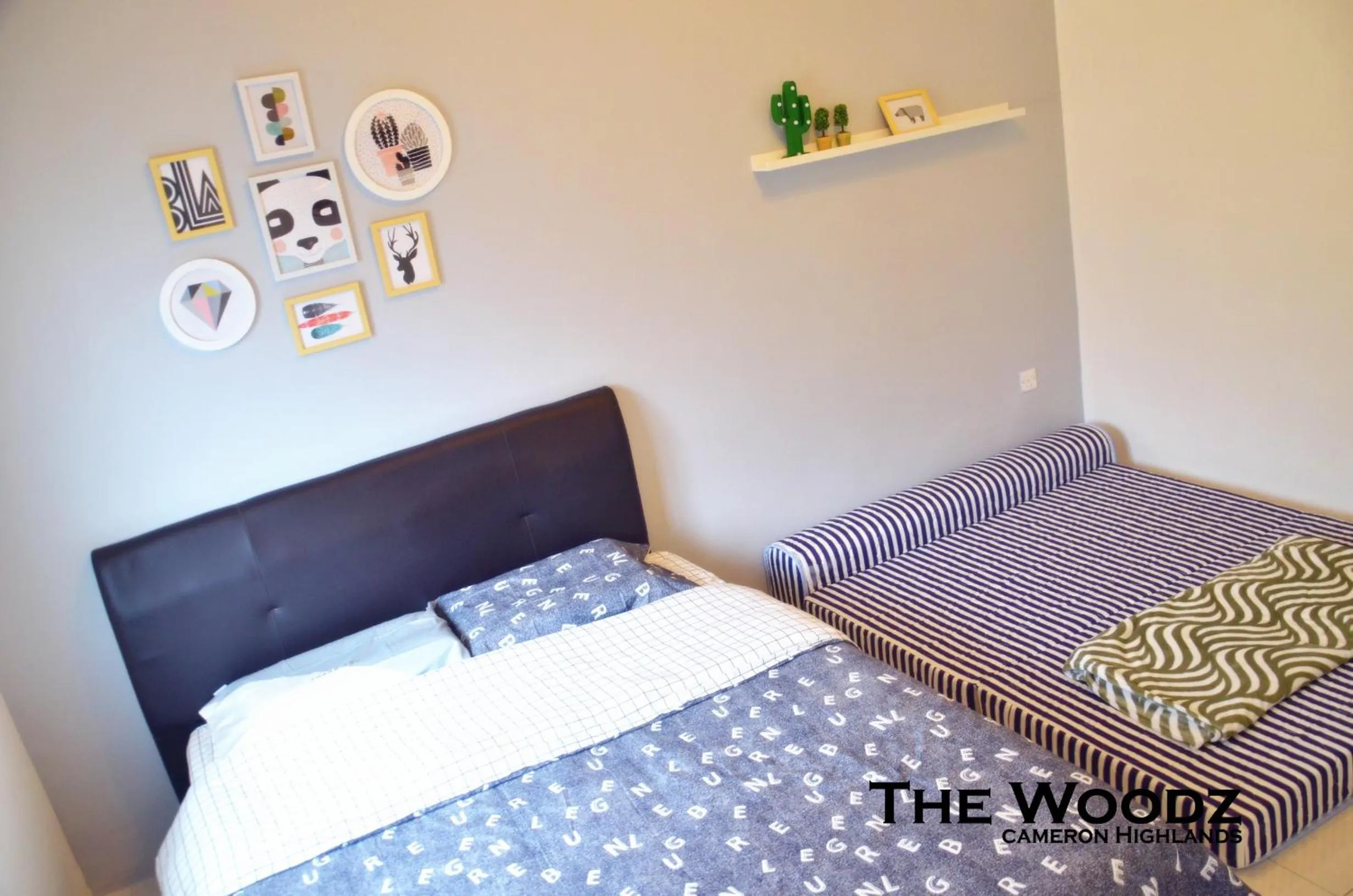 Bedroom, Bed in The Woodz Homestay - 2 Storey Landed House