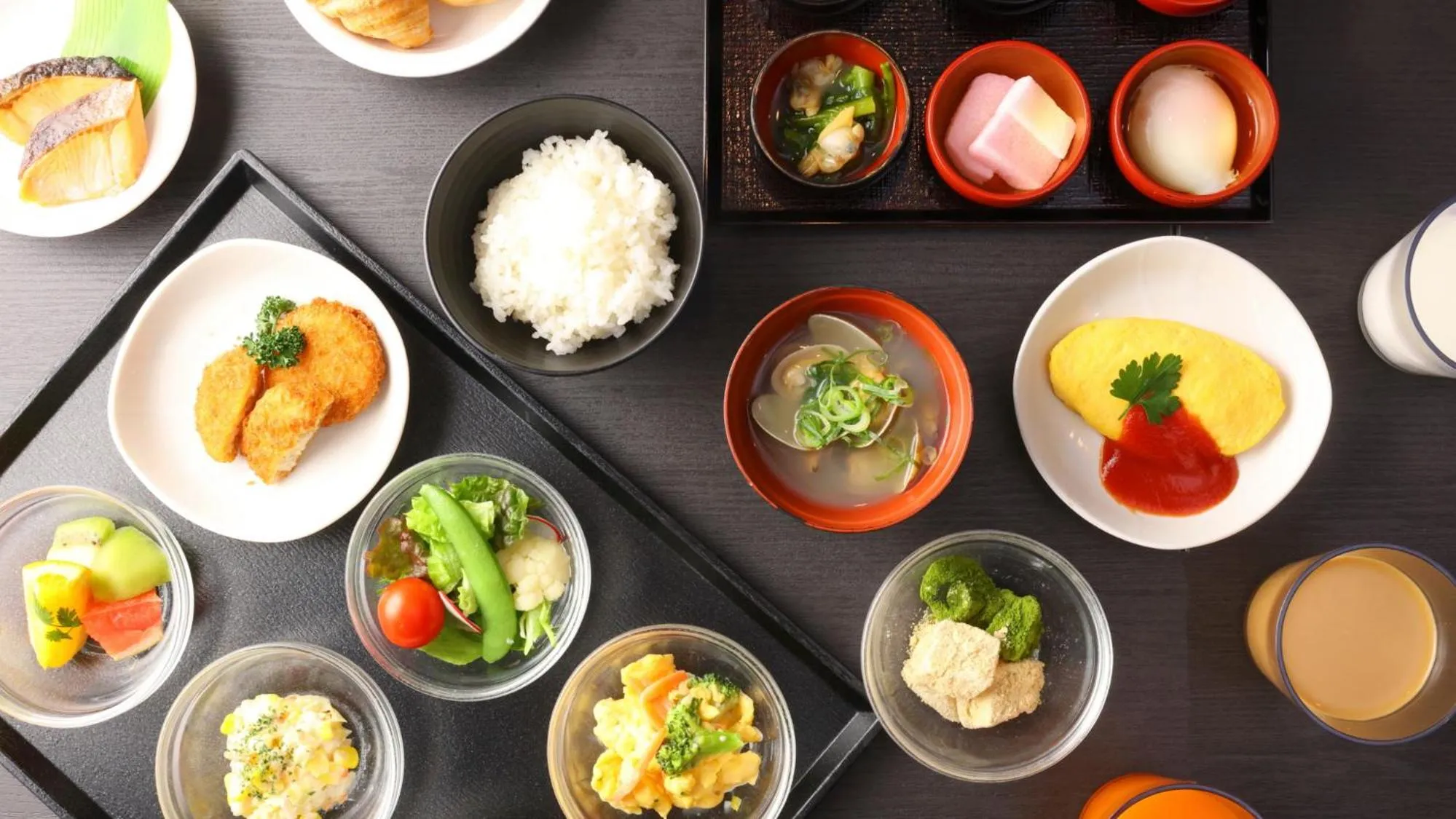 Breakfast in Dormy Inn Mishima