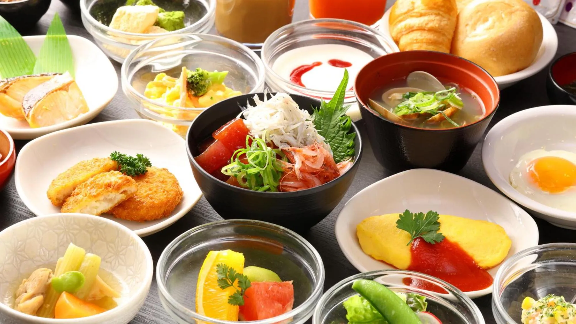 Breakfast in Dormy Inn Mishima