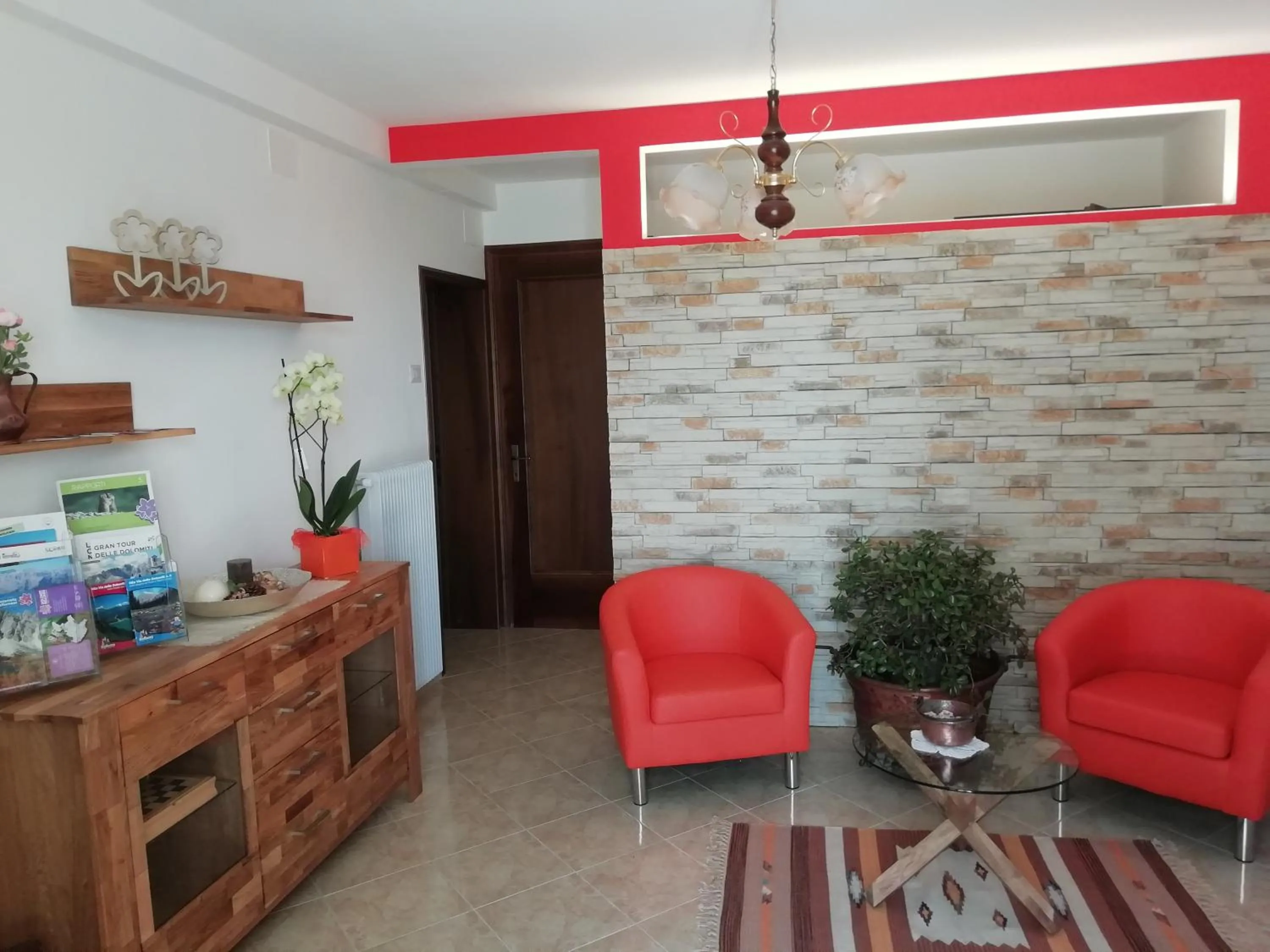 Lobby or reception in B&B La casa di Loretta