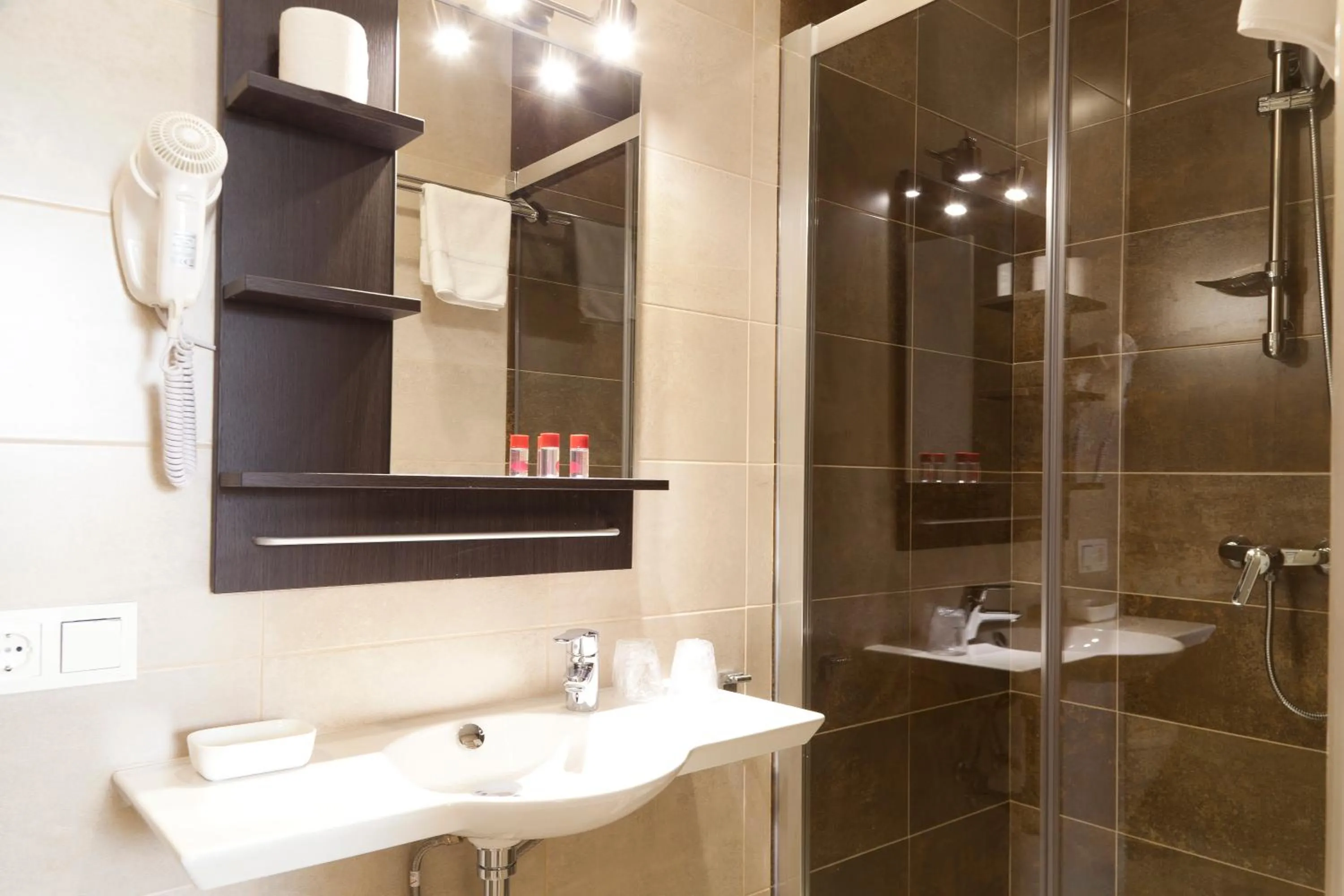 Shower in Apartamentos Pinar Malaga Centro