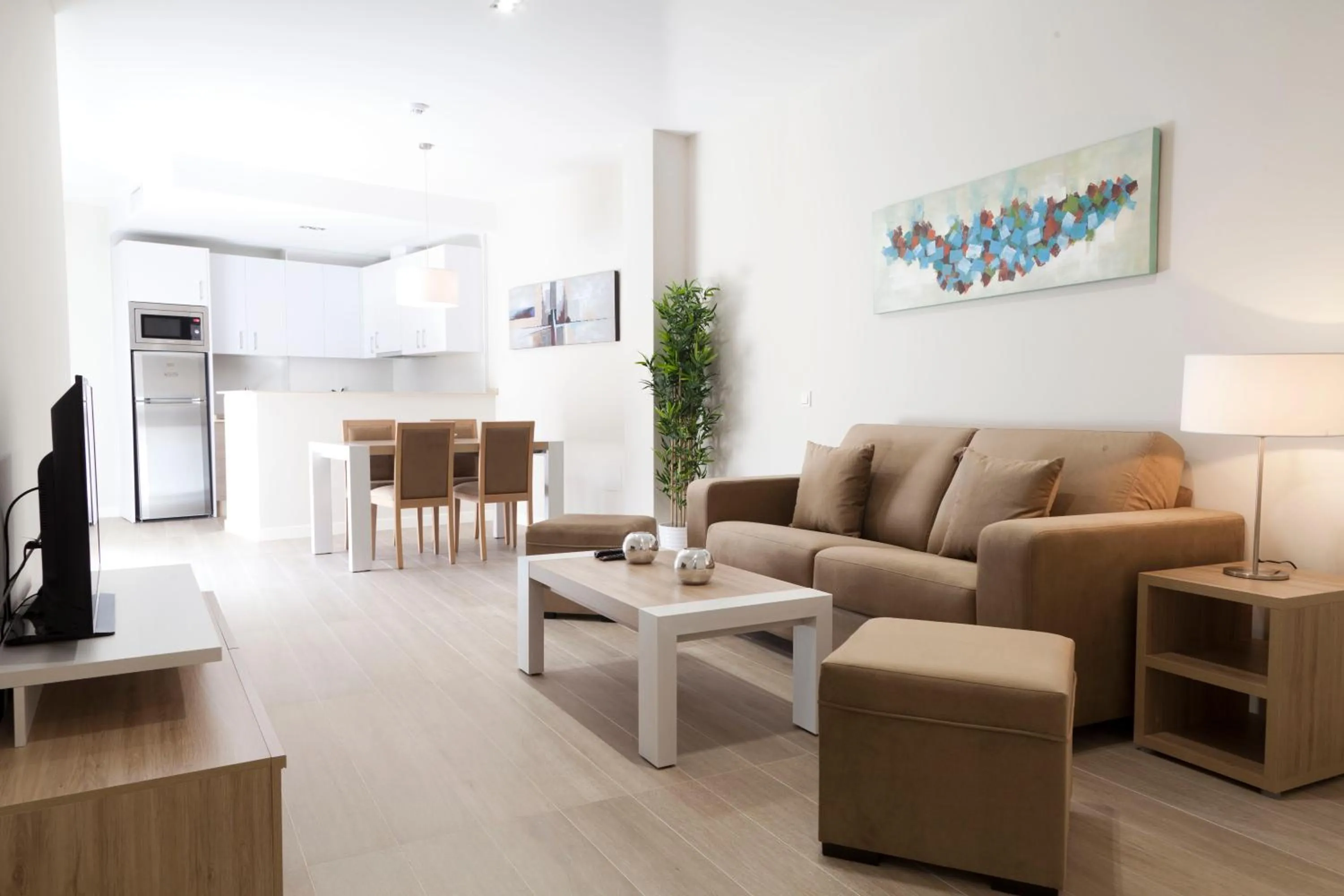 Living room in Apartamentos Pinar Malaga Centro