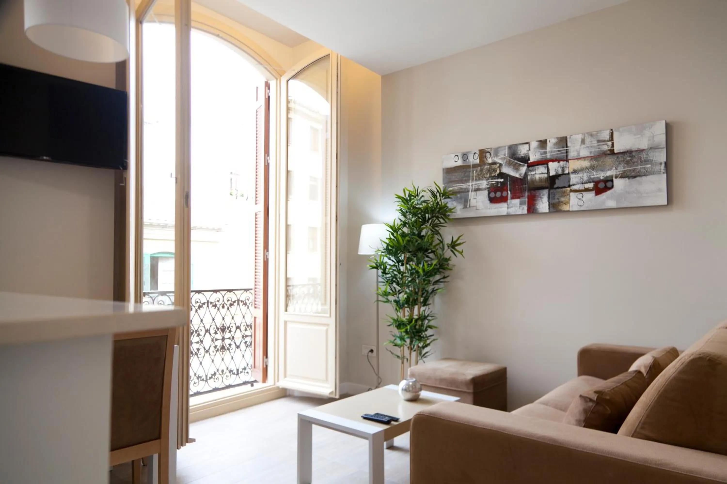 Living room in Apartamentos Pinar Malaga Centro