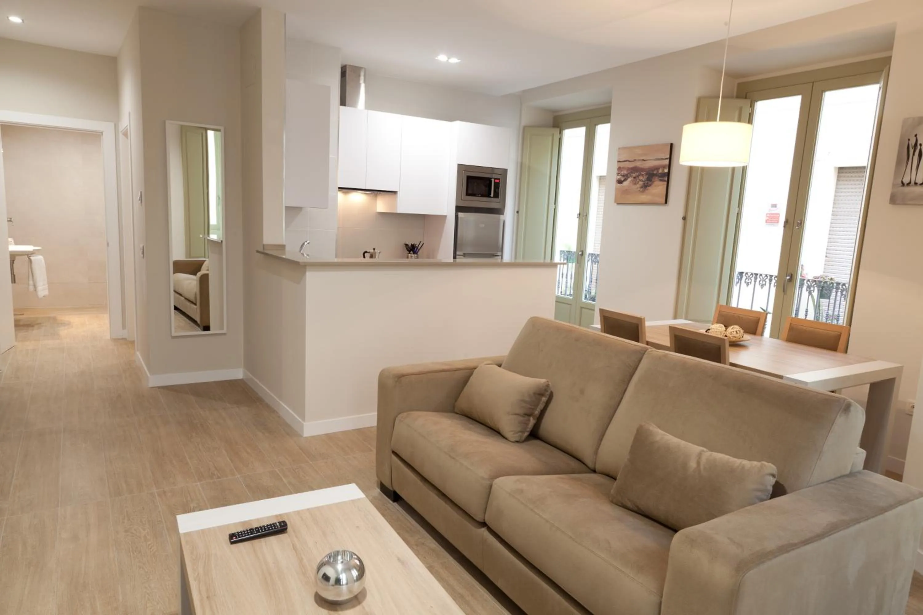 Living room in Apartamentos Pinar Malaga Centro