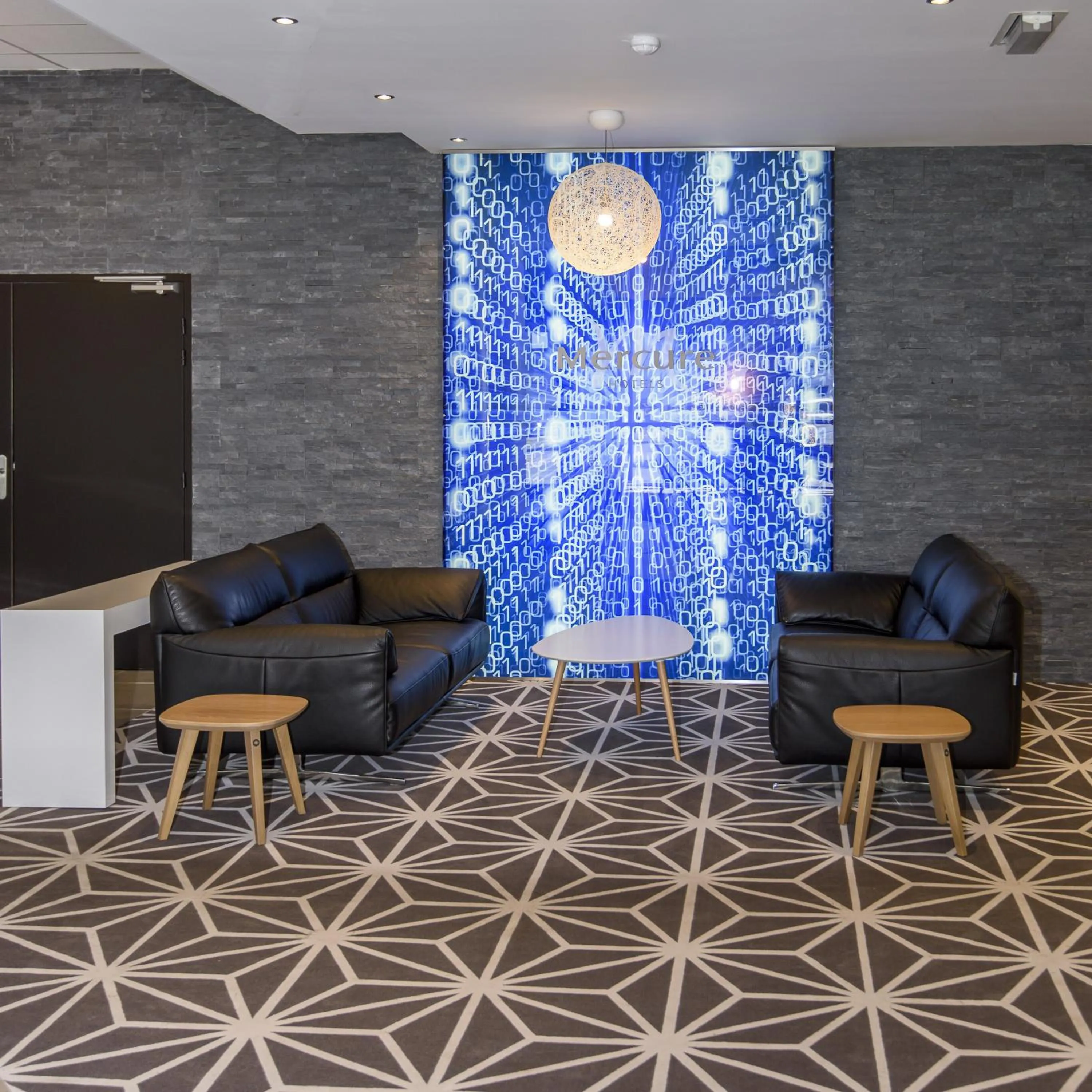 Decorative detail in Mercure Poitiers Site du Futuroscope