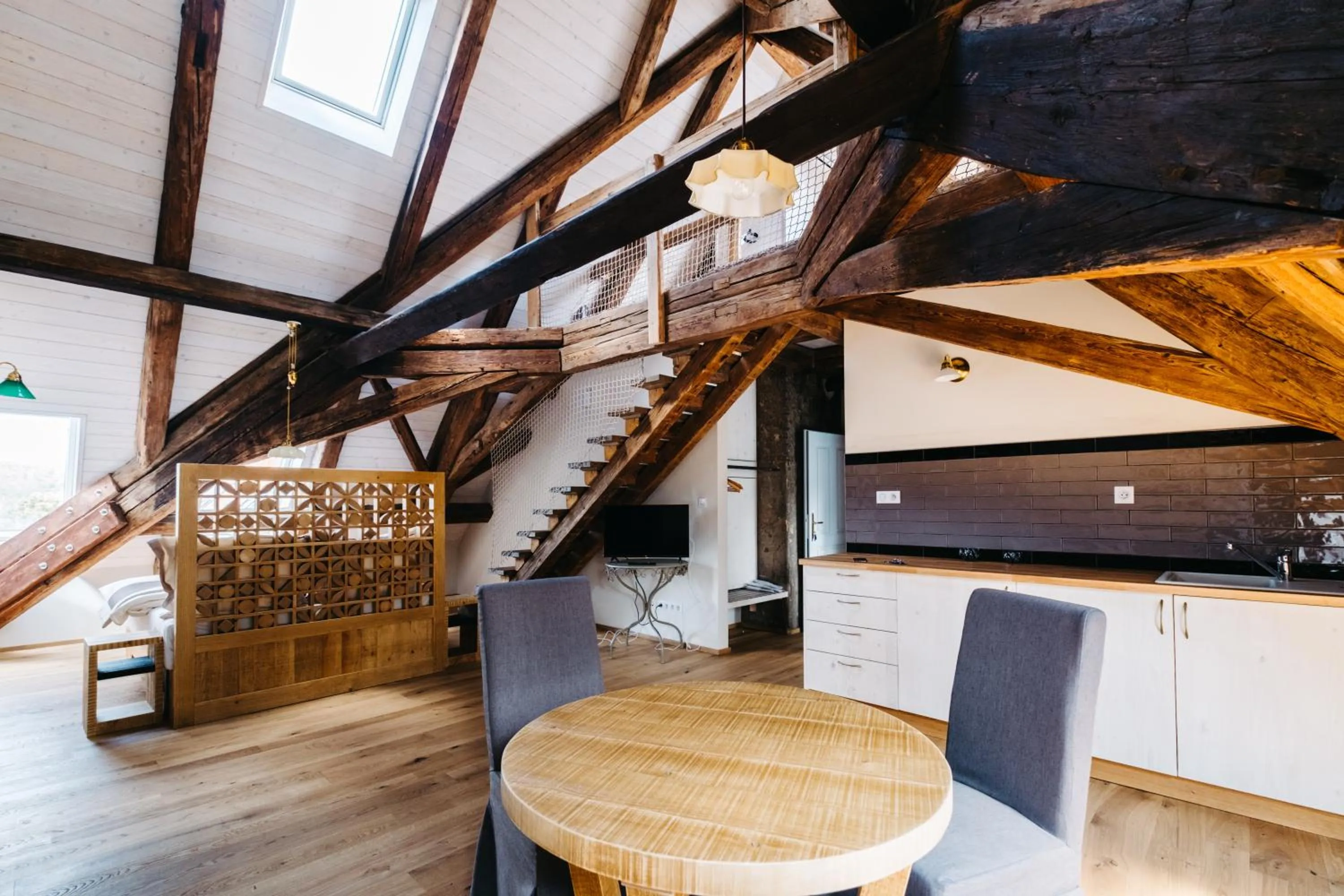 Kitchen or kitchenette in Boutique hotel Corso