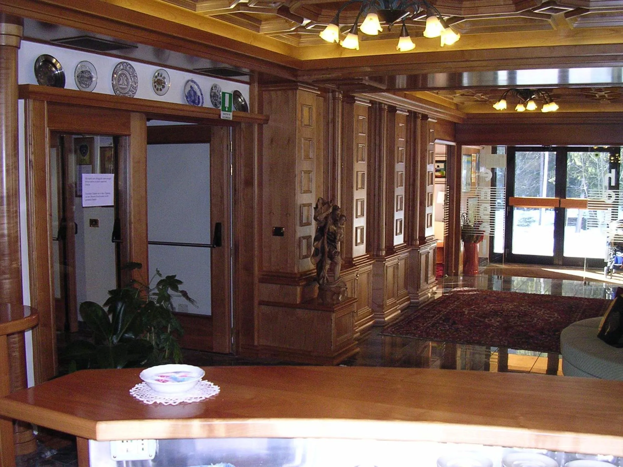 Decorative detail in Hotel Engel