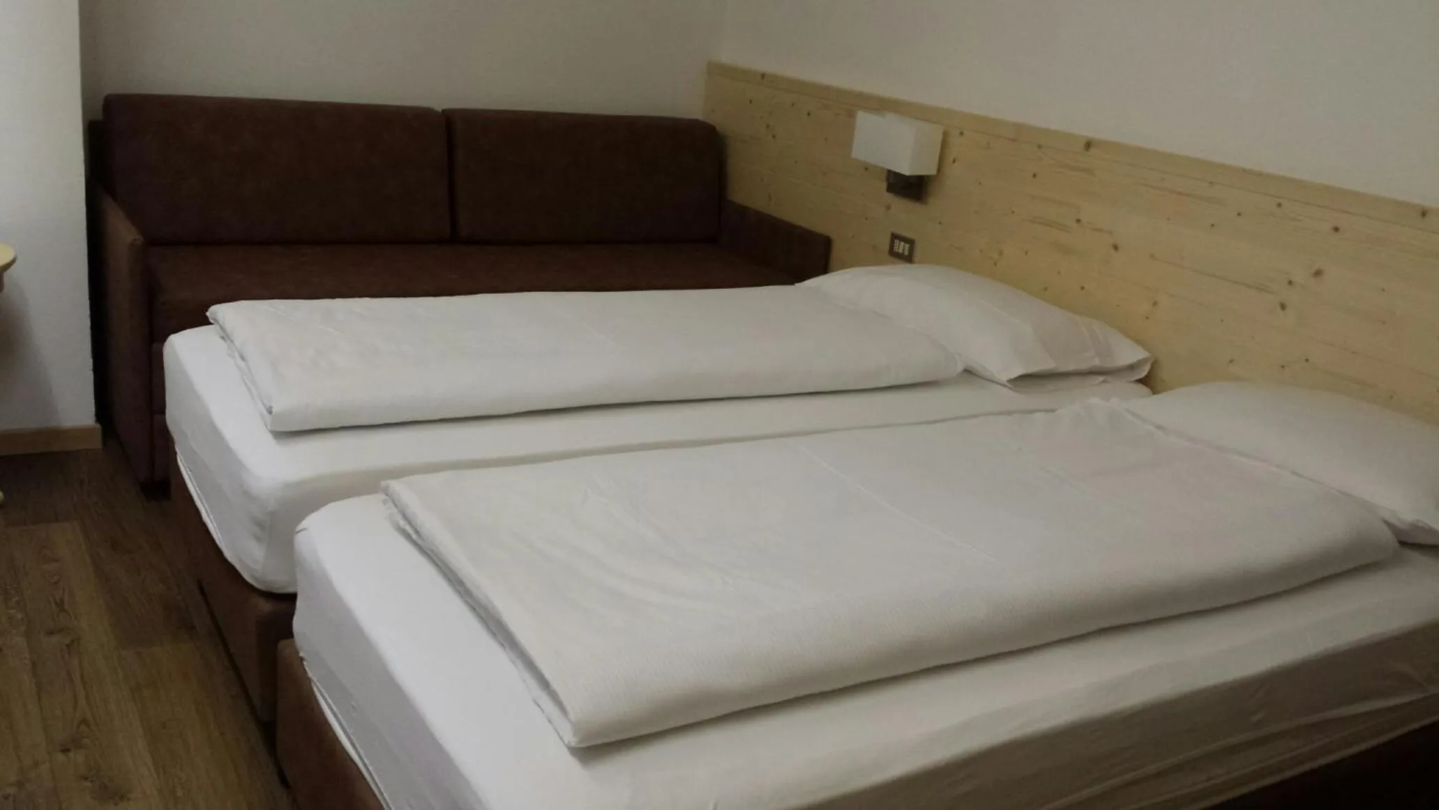 Bed in Hotel Engel
