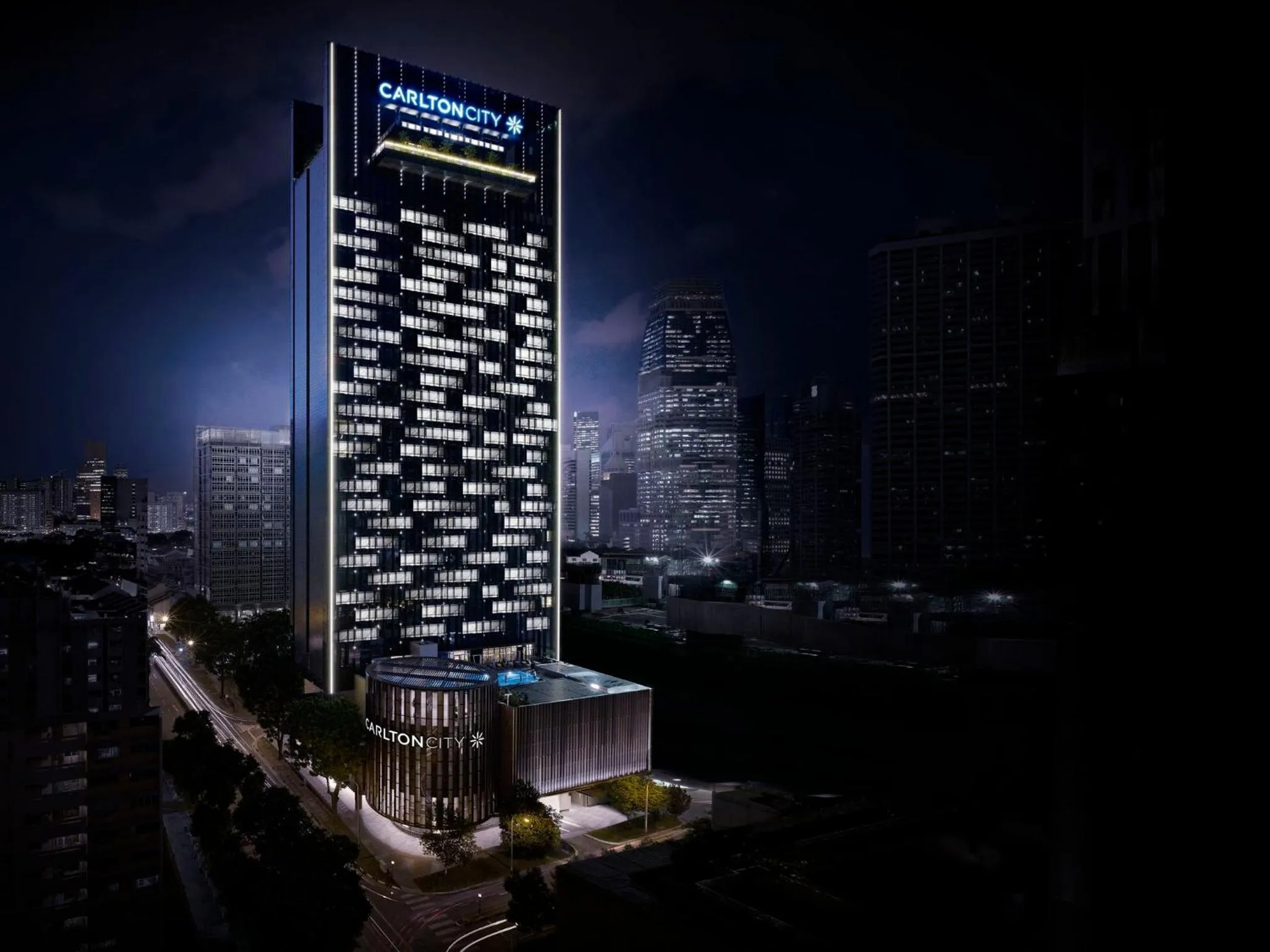 Property building in Carlton City Hotel Singapore