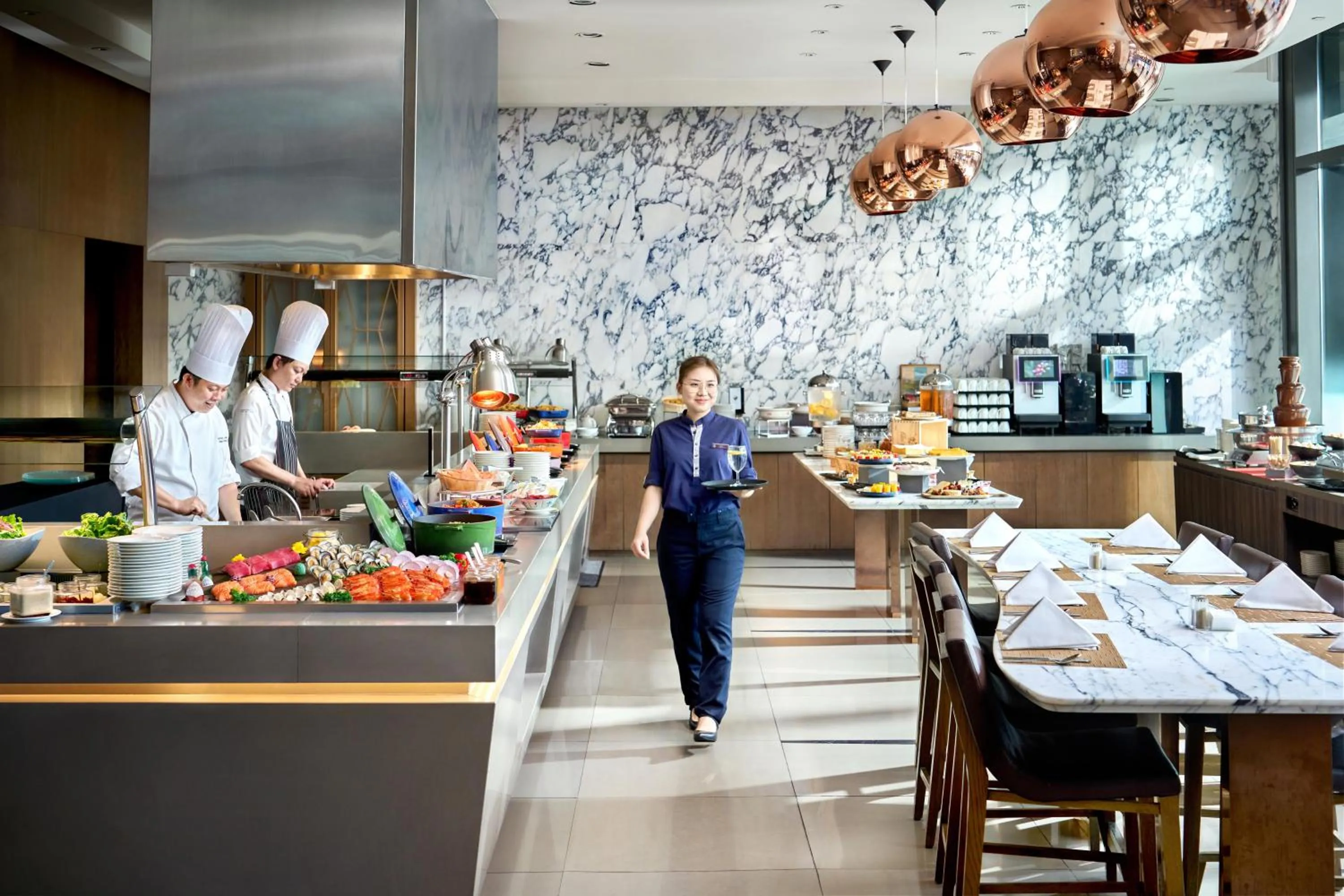 Restaurant/places to eat in Carlton City Hotel Singapore