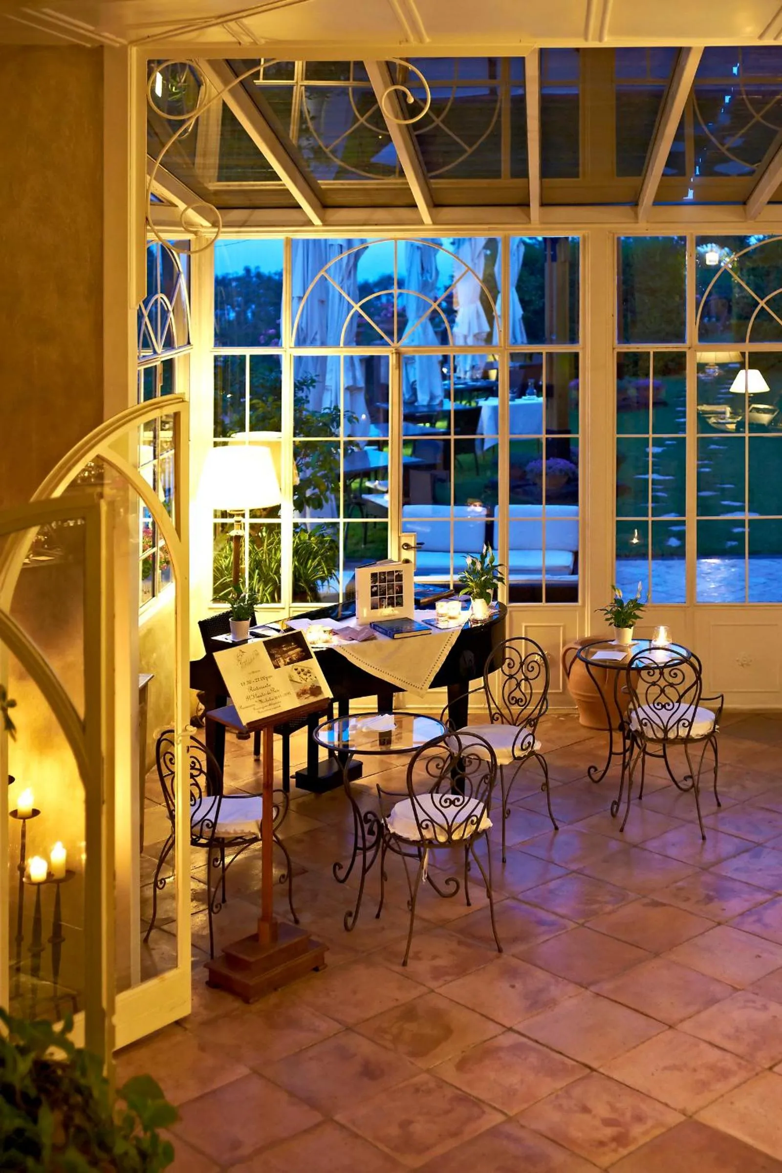 Decorative detail in Hotel Villa Cimbrone