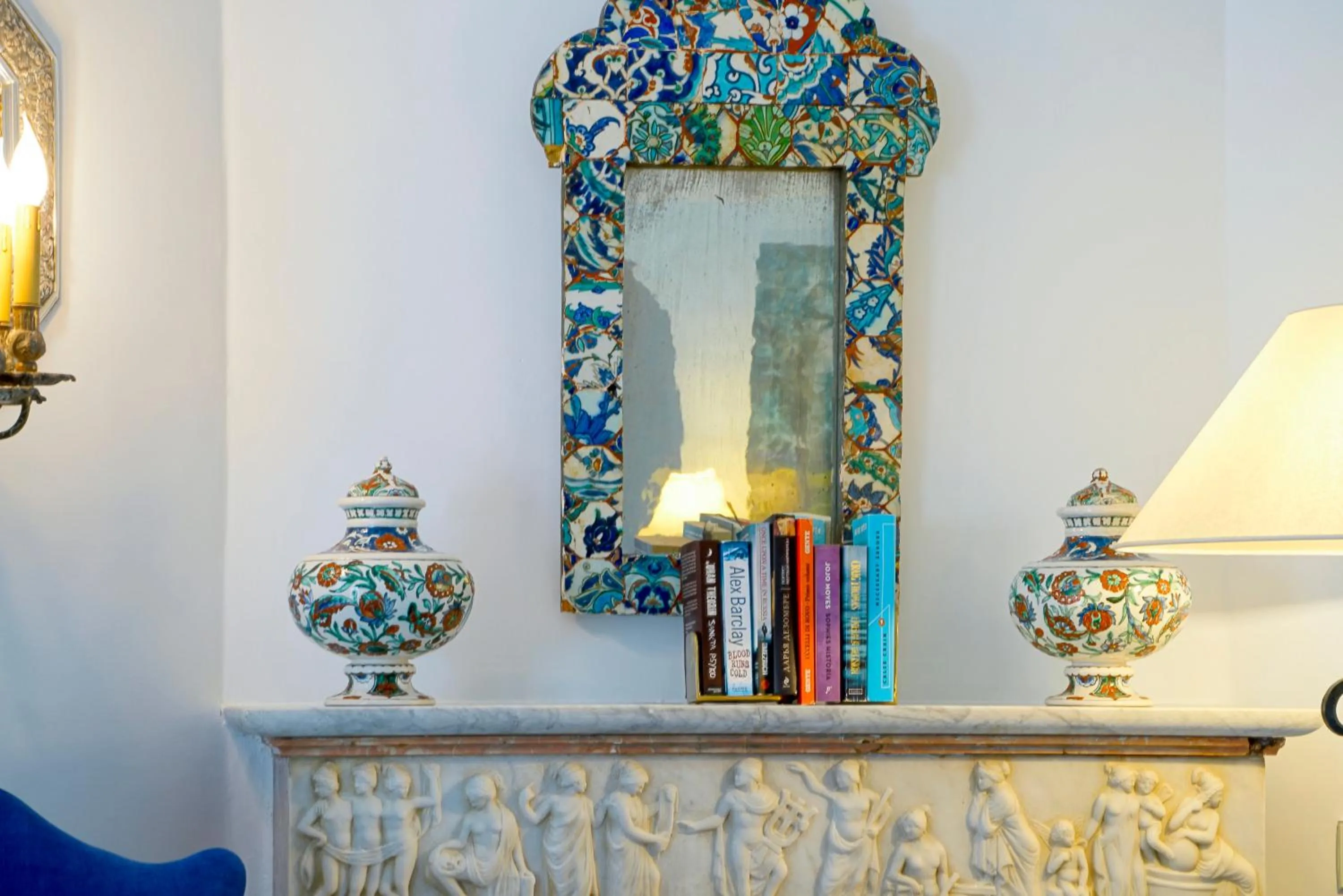 Decorative detail in Hotel Villa Cimbrone