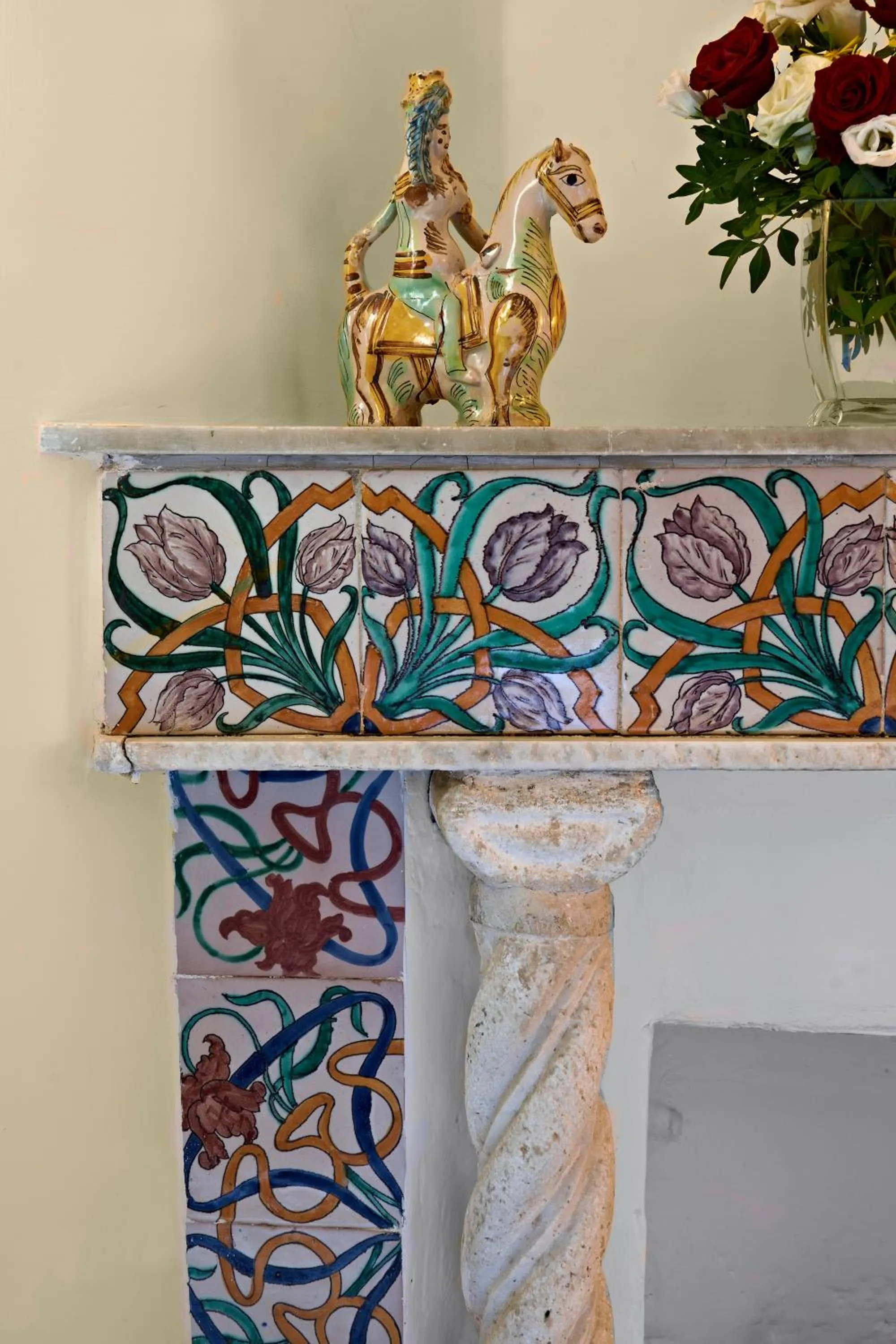 Decorative detail in Hotel Villa Cimbrone