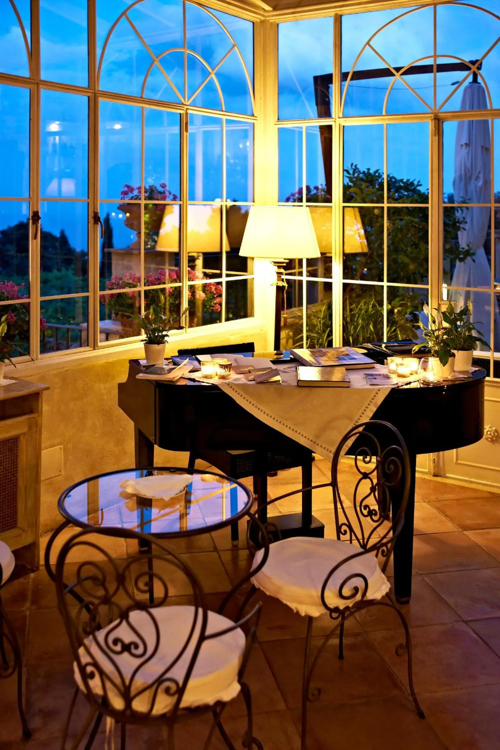 Decorative detail in Hotel Villa Cimbrone