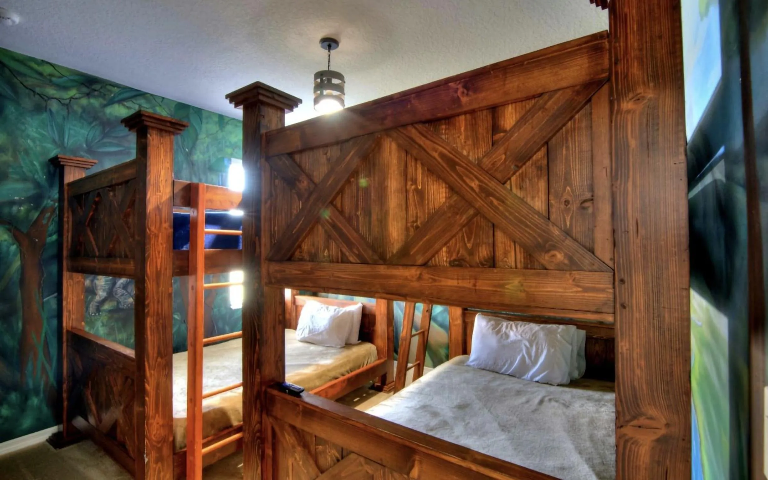 Bed in Dream Bowling Villa 14BR Heated Pool & Theater