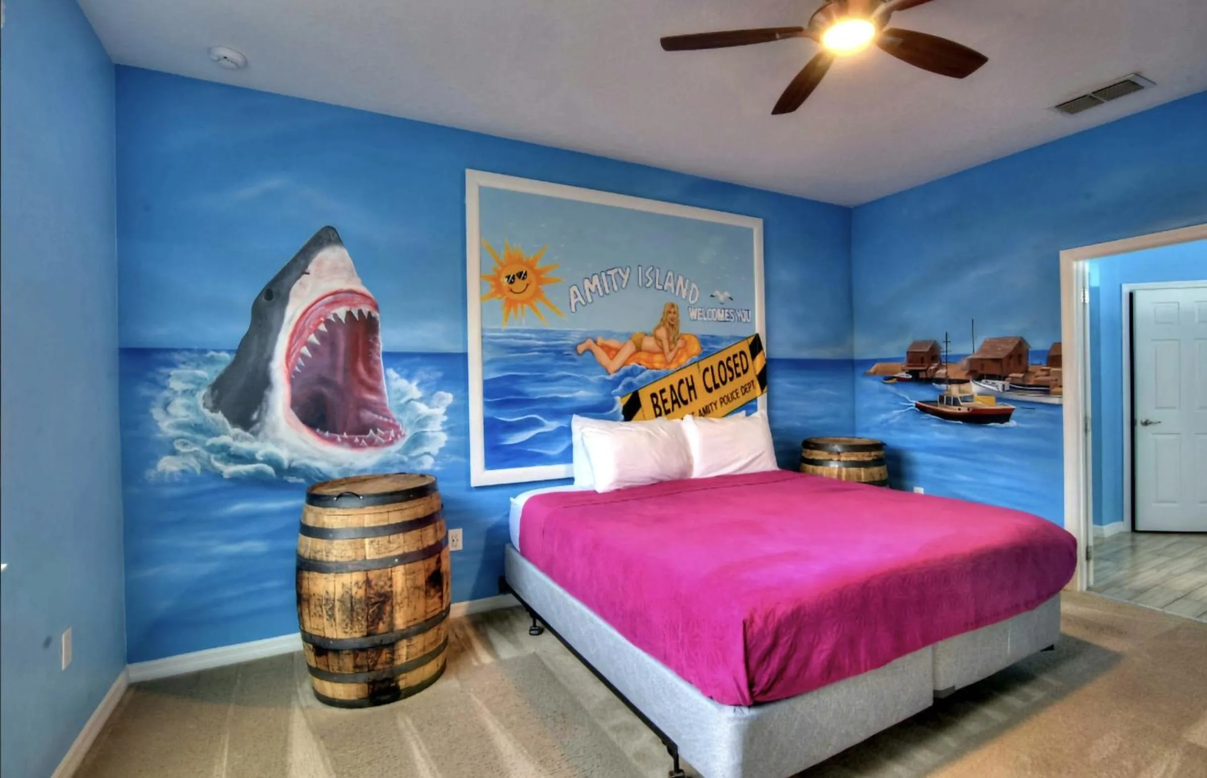 Bed in Dream Bowling Villa 14BR Heated Pool & Theater