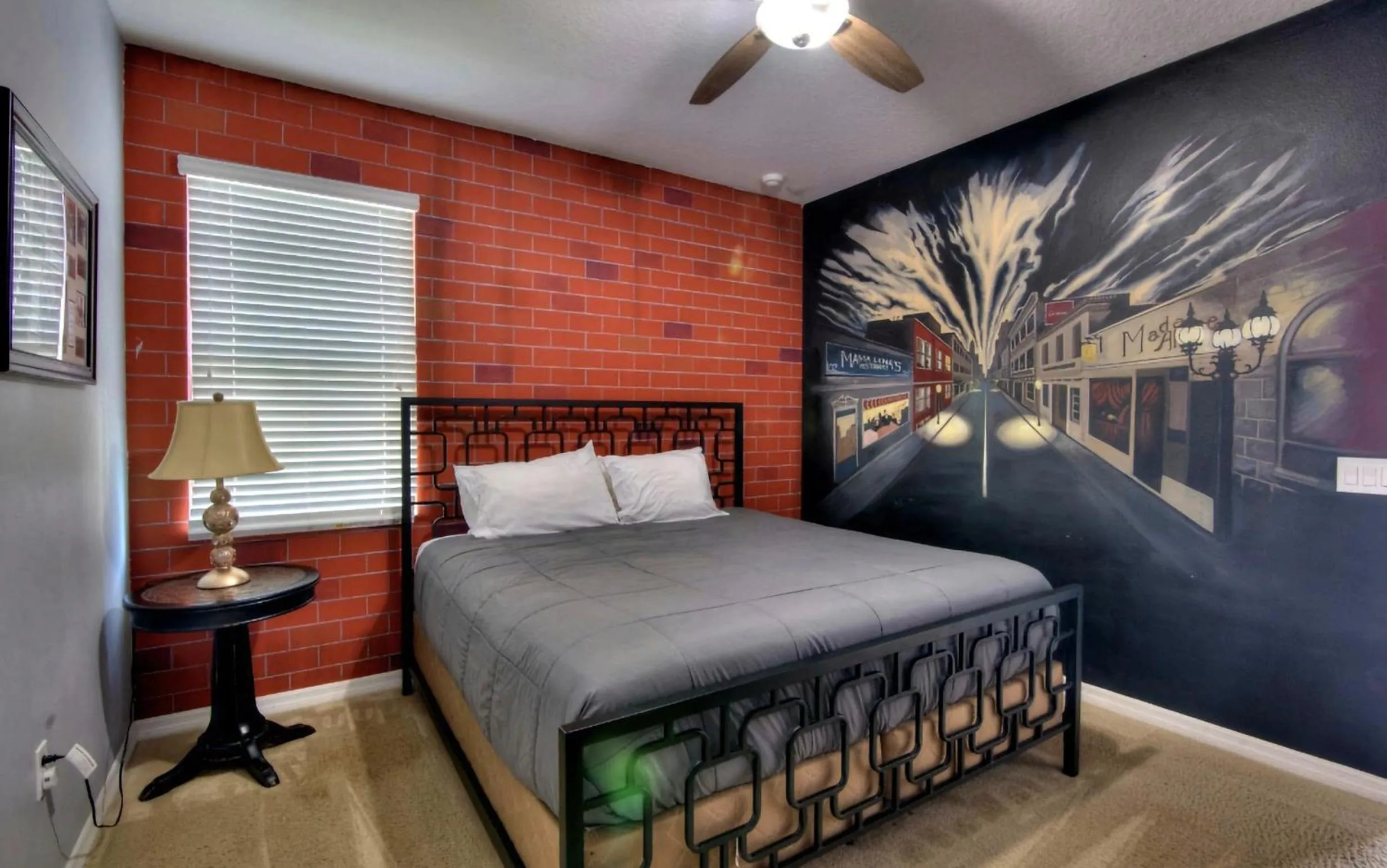 Bed in Dream Bowling Villa 14BR Heated Pool & Theater