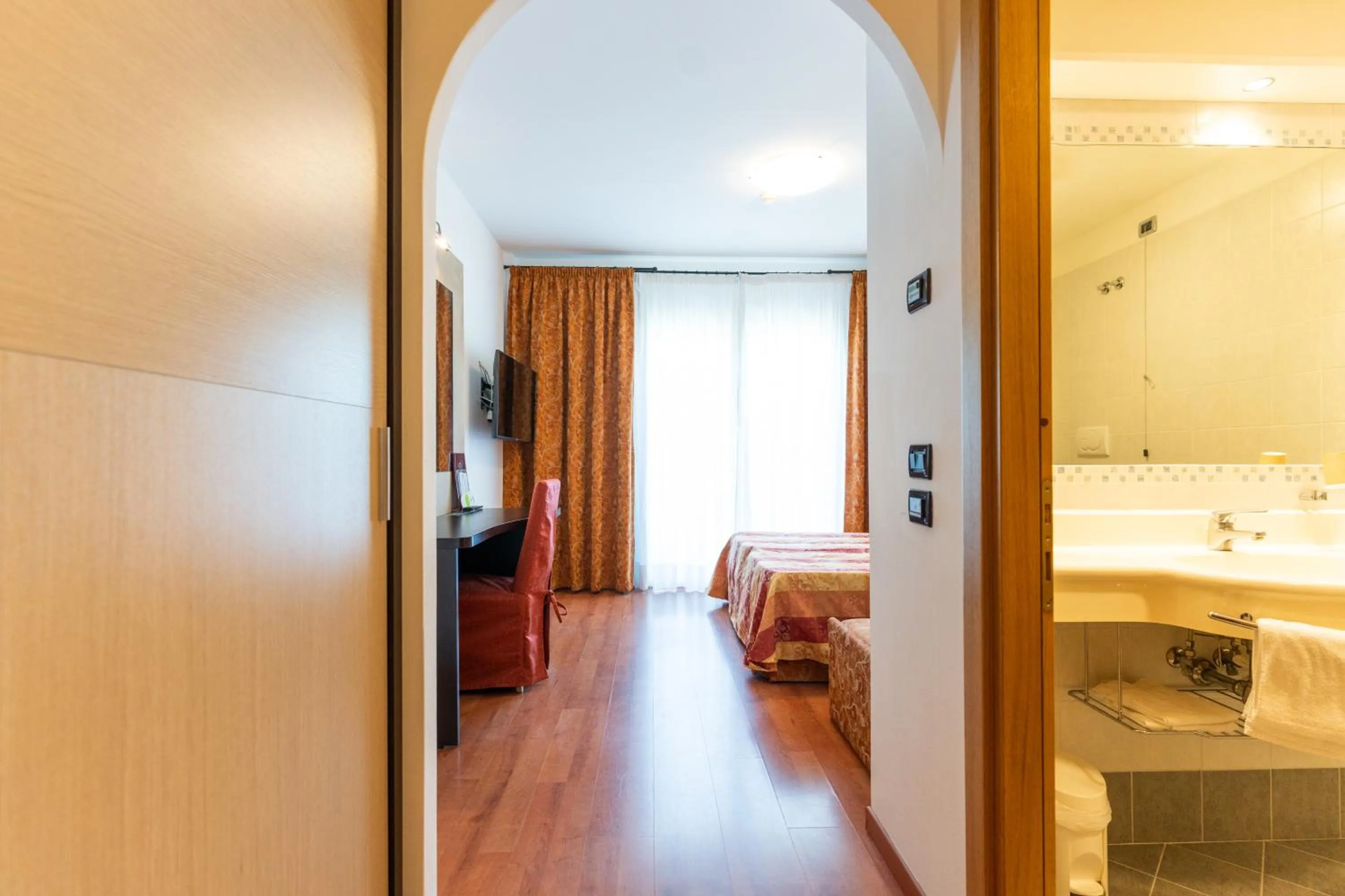 Bed in Hotel Olympus