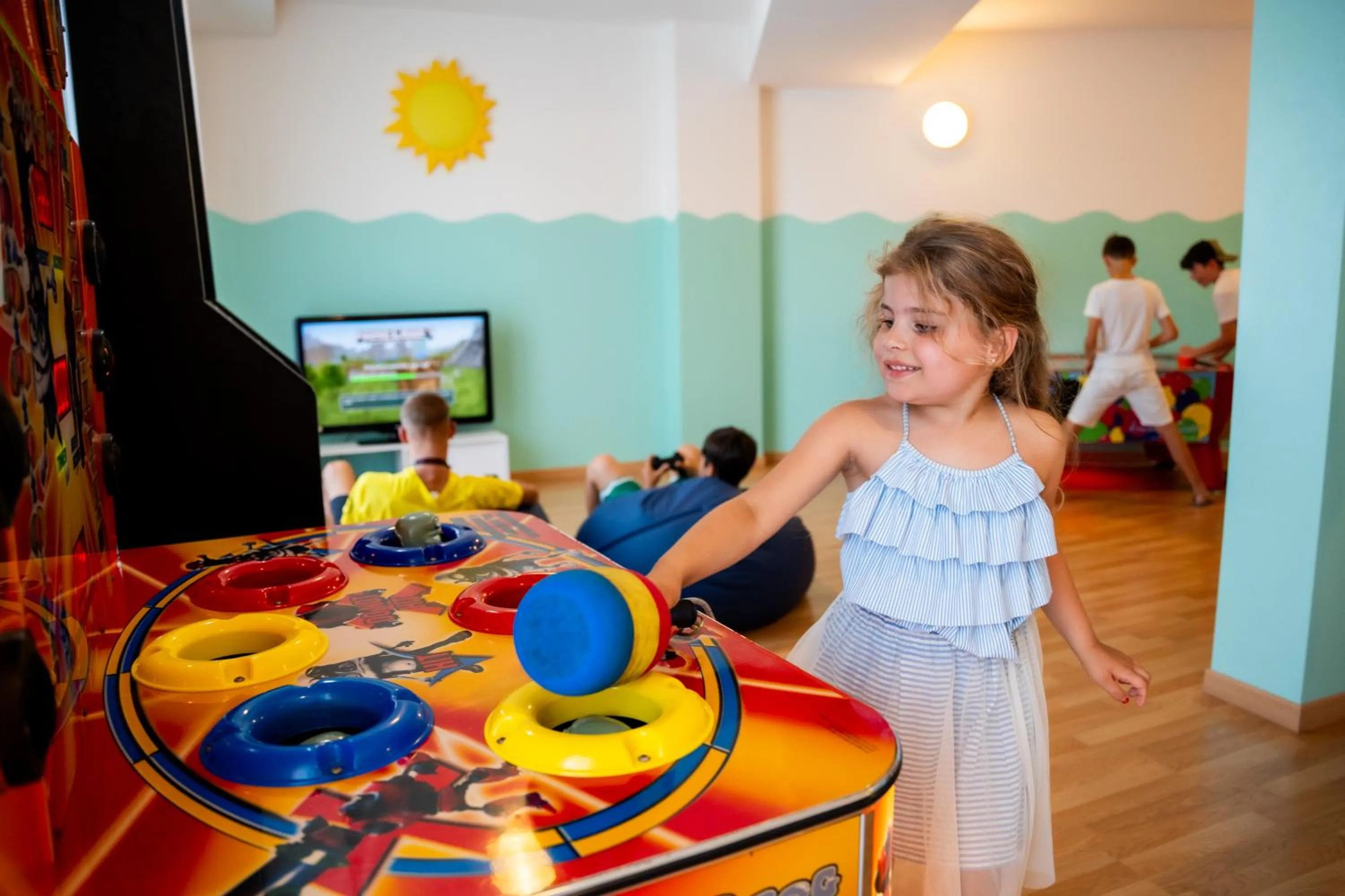 Game Room in Hotel Olympus