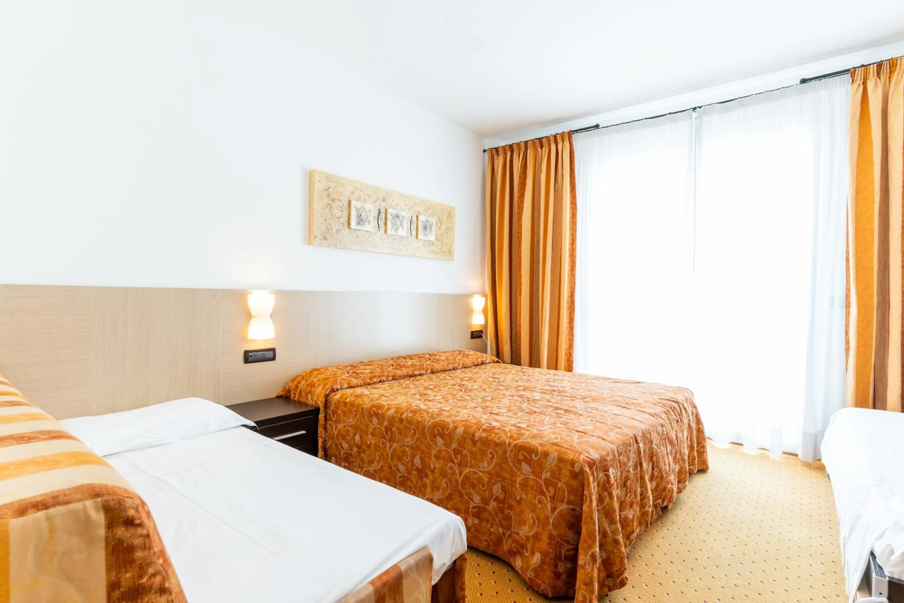 Bed in Hotel Olympus